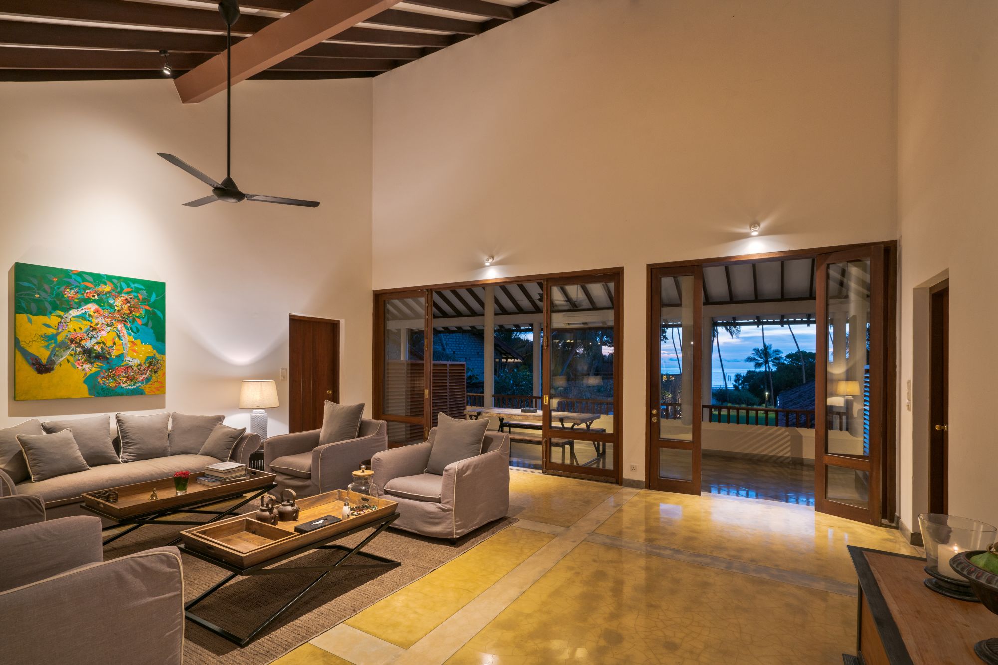 Taru Villas - The Long House in Bentota: lounge to relax