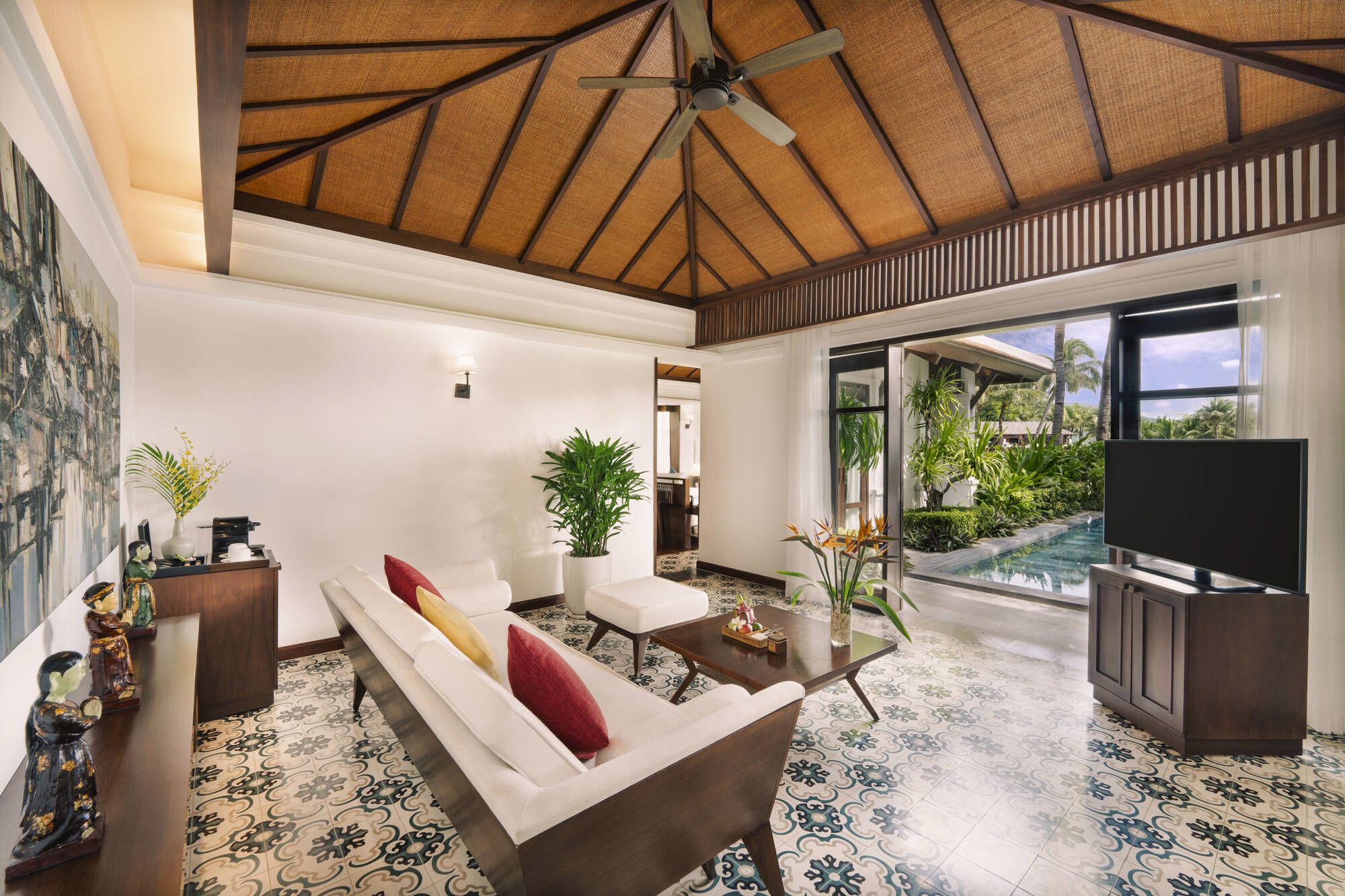 The Anam Cam Ranh à Nha Trang: Ocean View Pool Villa | Living area