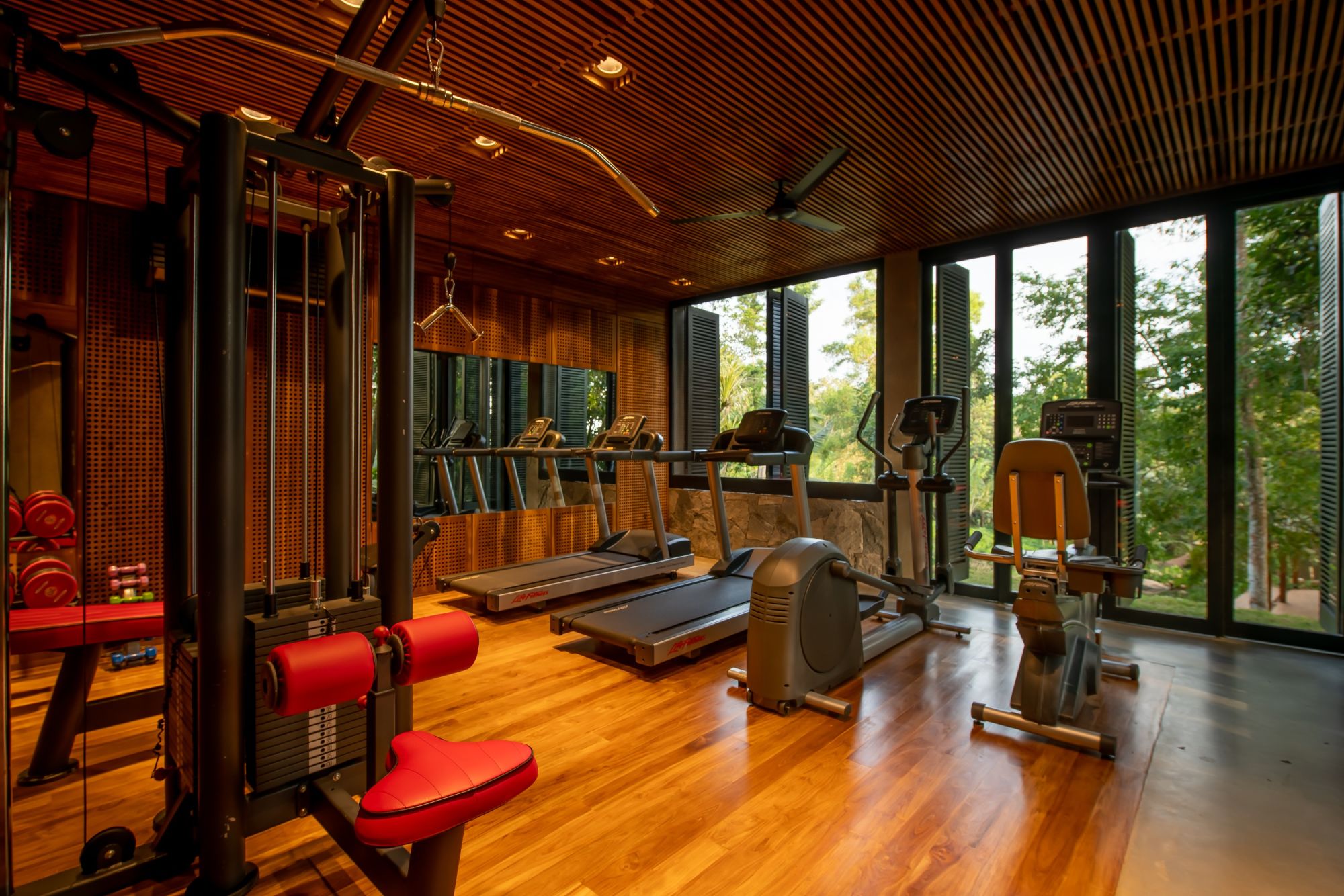 Haritha Villas & Spa à Hikkaduwa: Gym