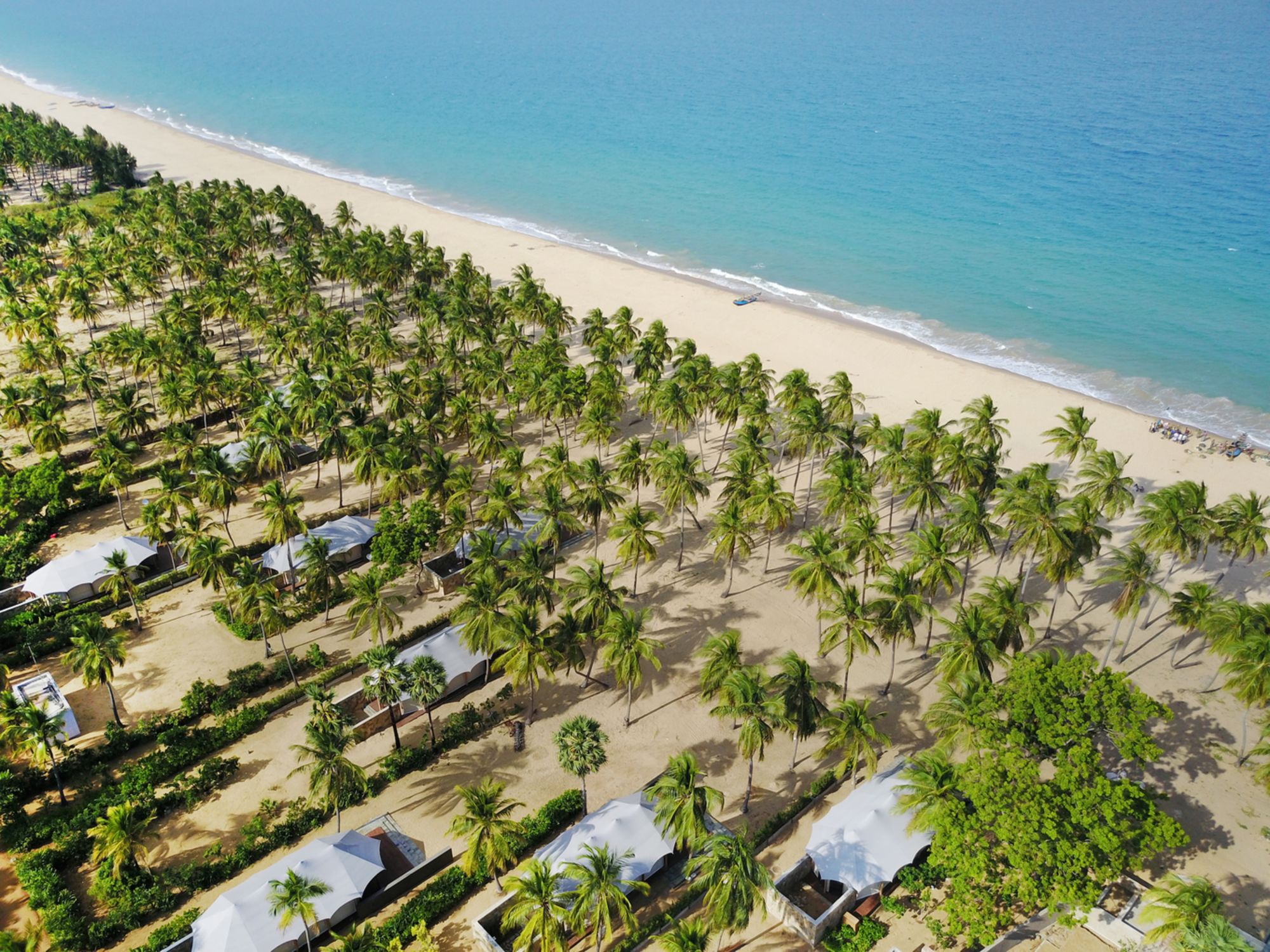 Karpaha Sands in Passekudah: Aerial View