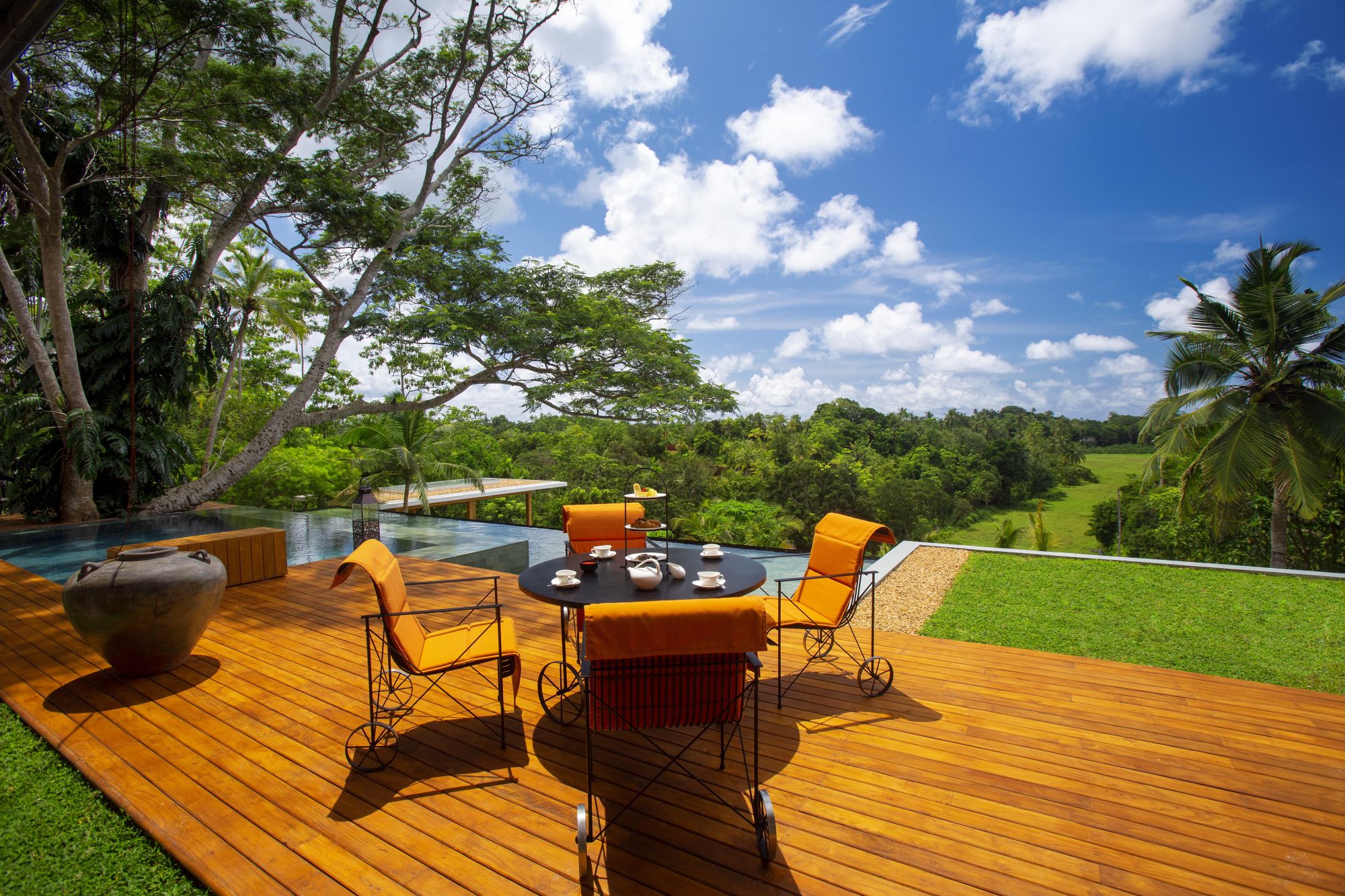 Haritha Villas & Spa à Hikkaduwa: 2-BR Colonial Mansion | Veranda