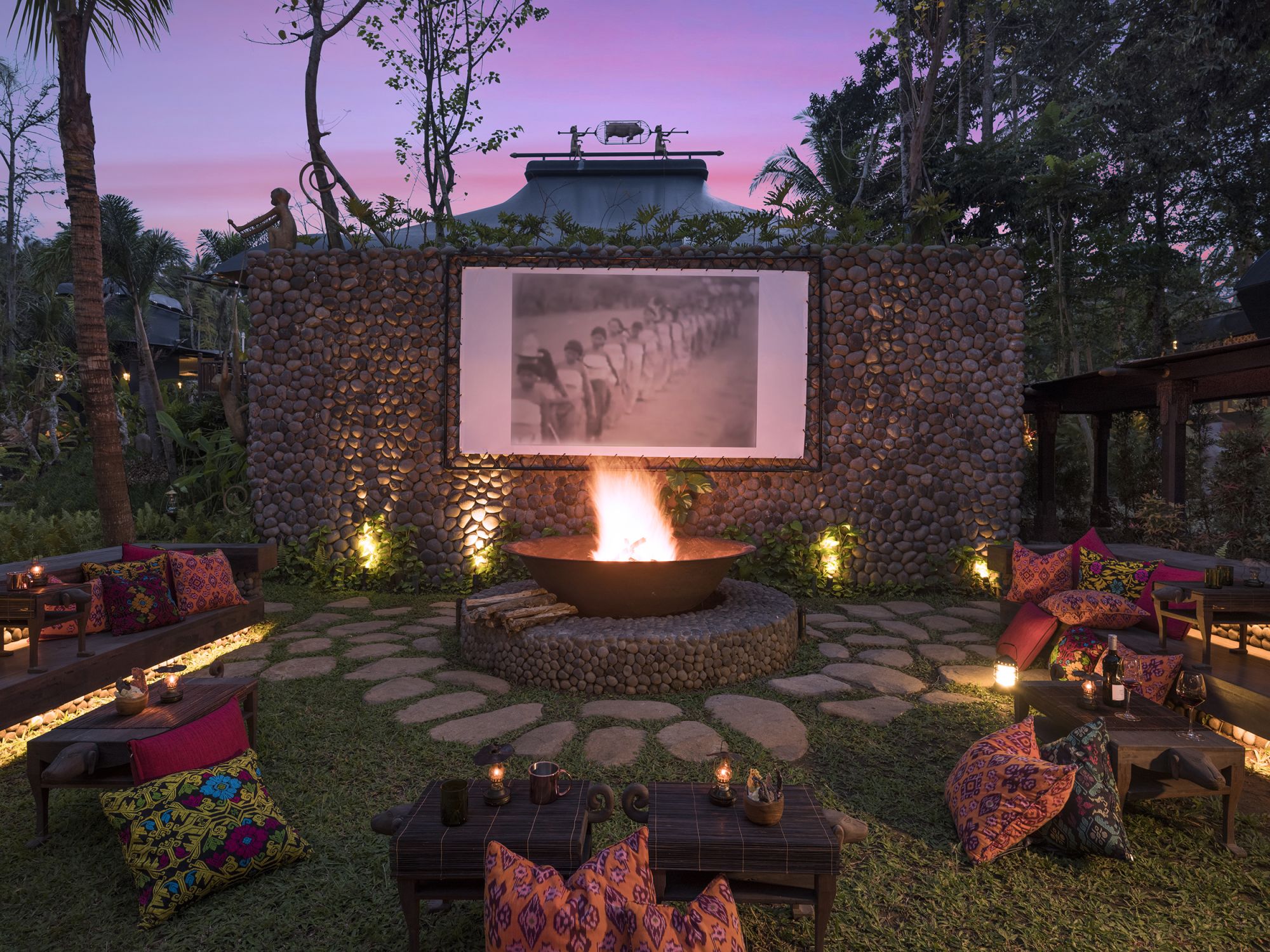 Capella Ubud, Bali: Camp Fire