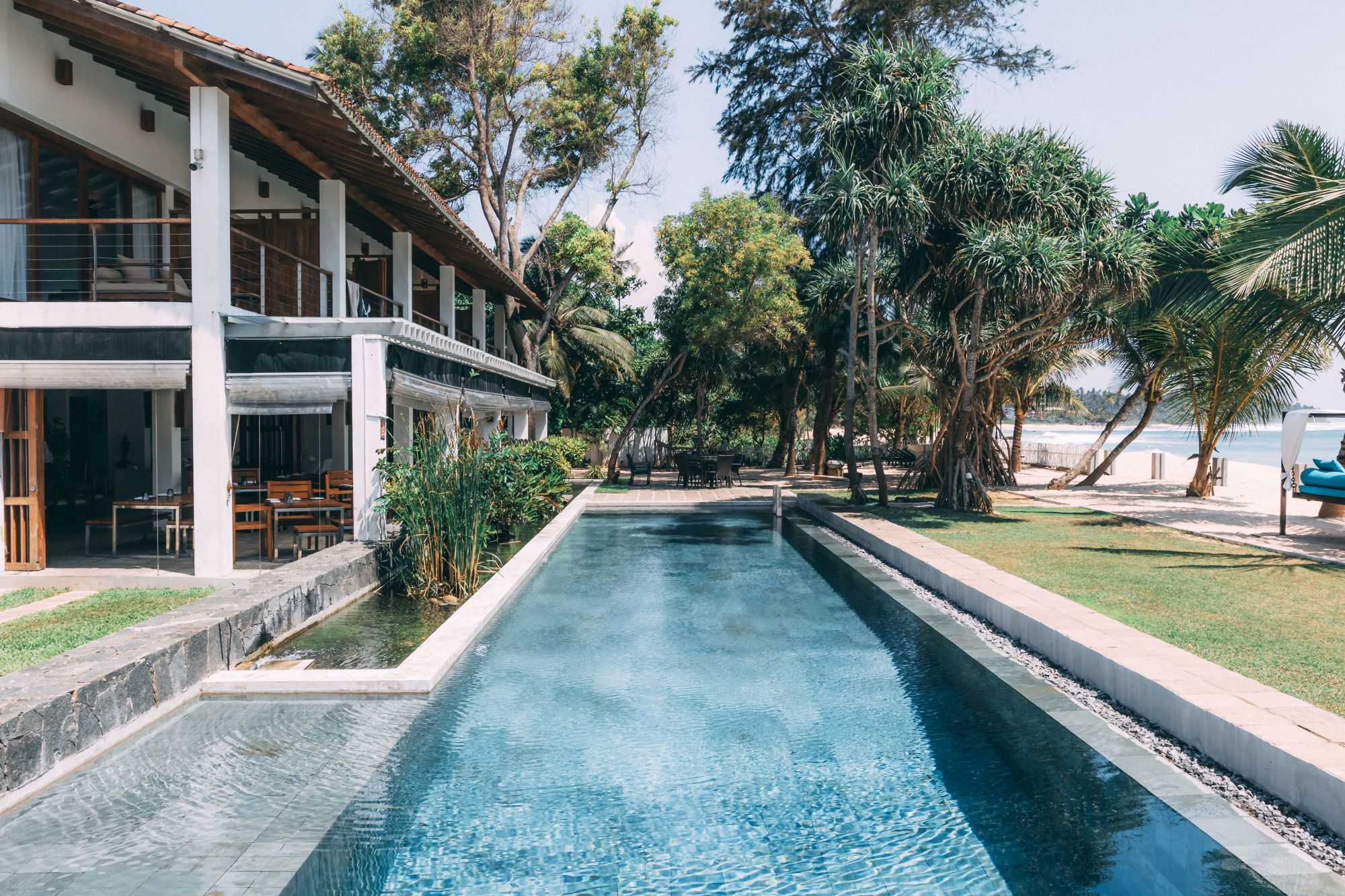 Lantern Boutique Hotel in Mirissa: Pool area