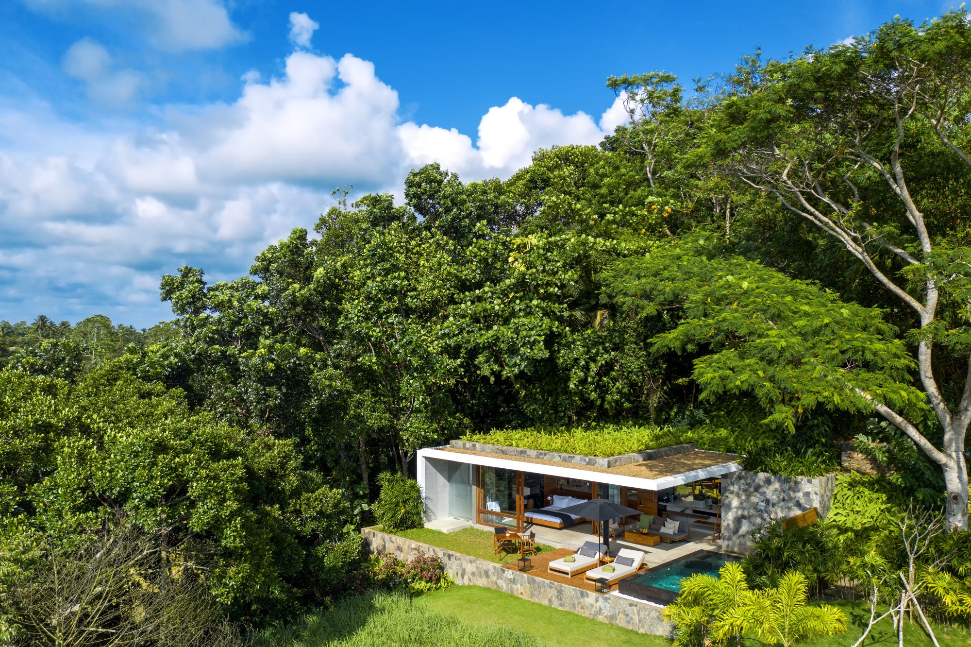 Haritha Villas & Spa à Hikkaduwa: Contemporary Villa with Private Pool