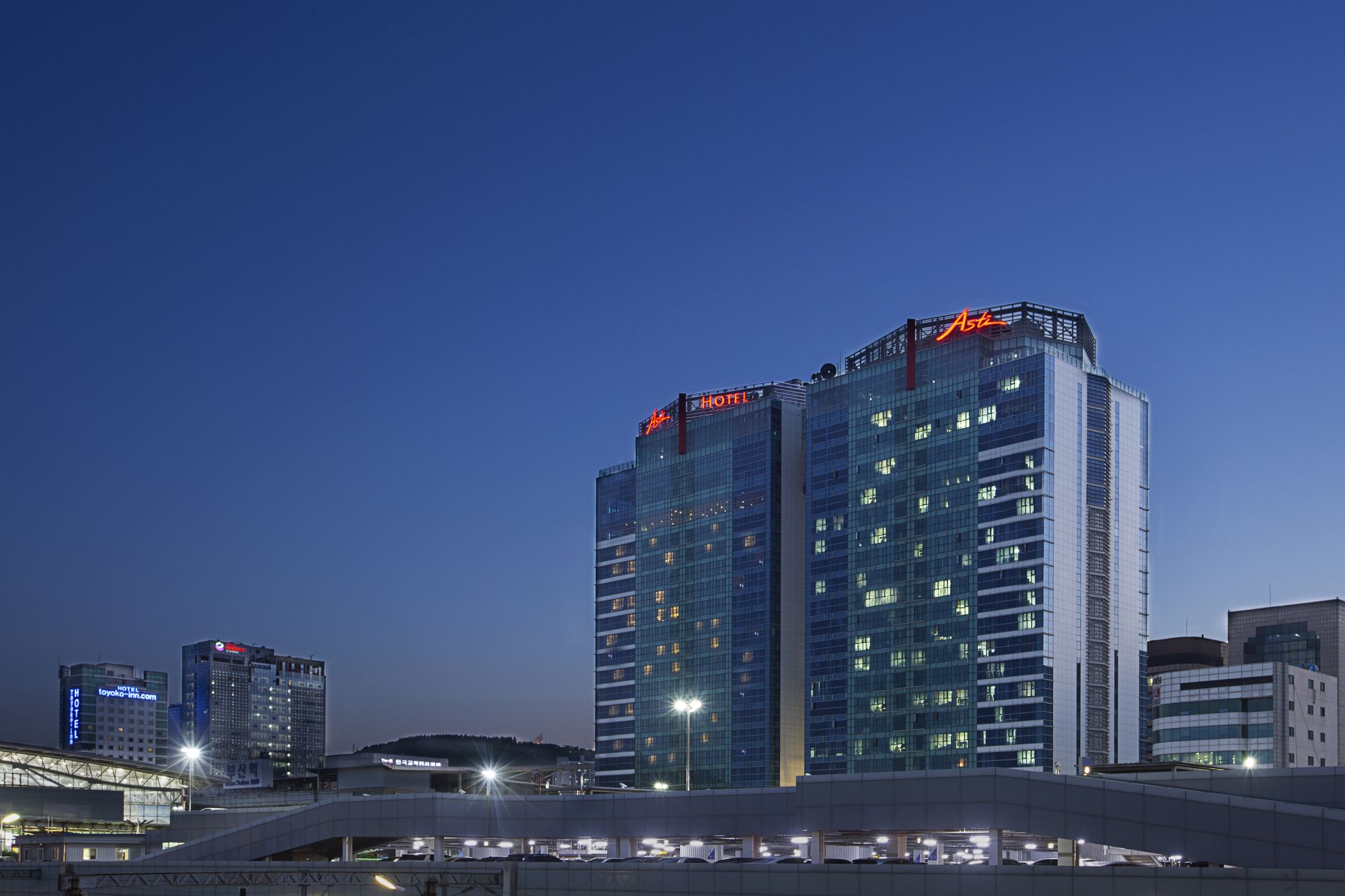 Asti Hotel Busan: Outside view