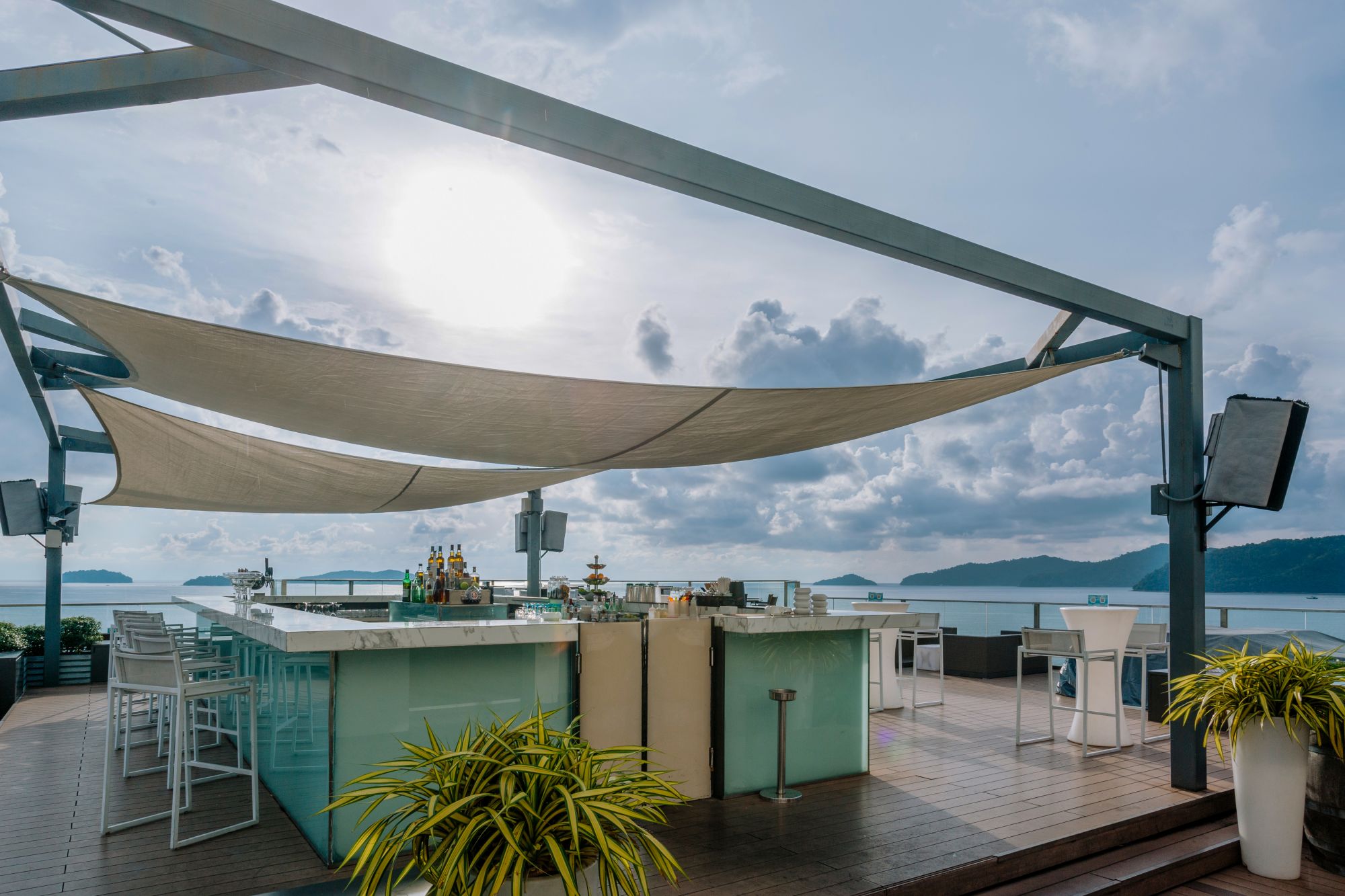 The Pacific Sutera Hotel à Kota Kinabalu: Horizons Sky Bar