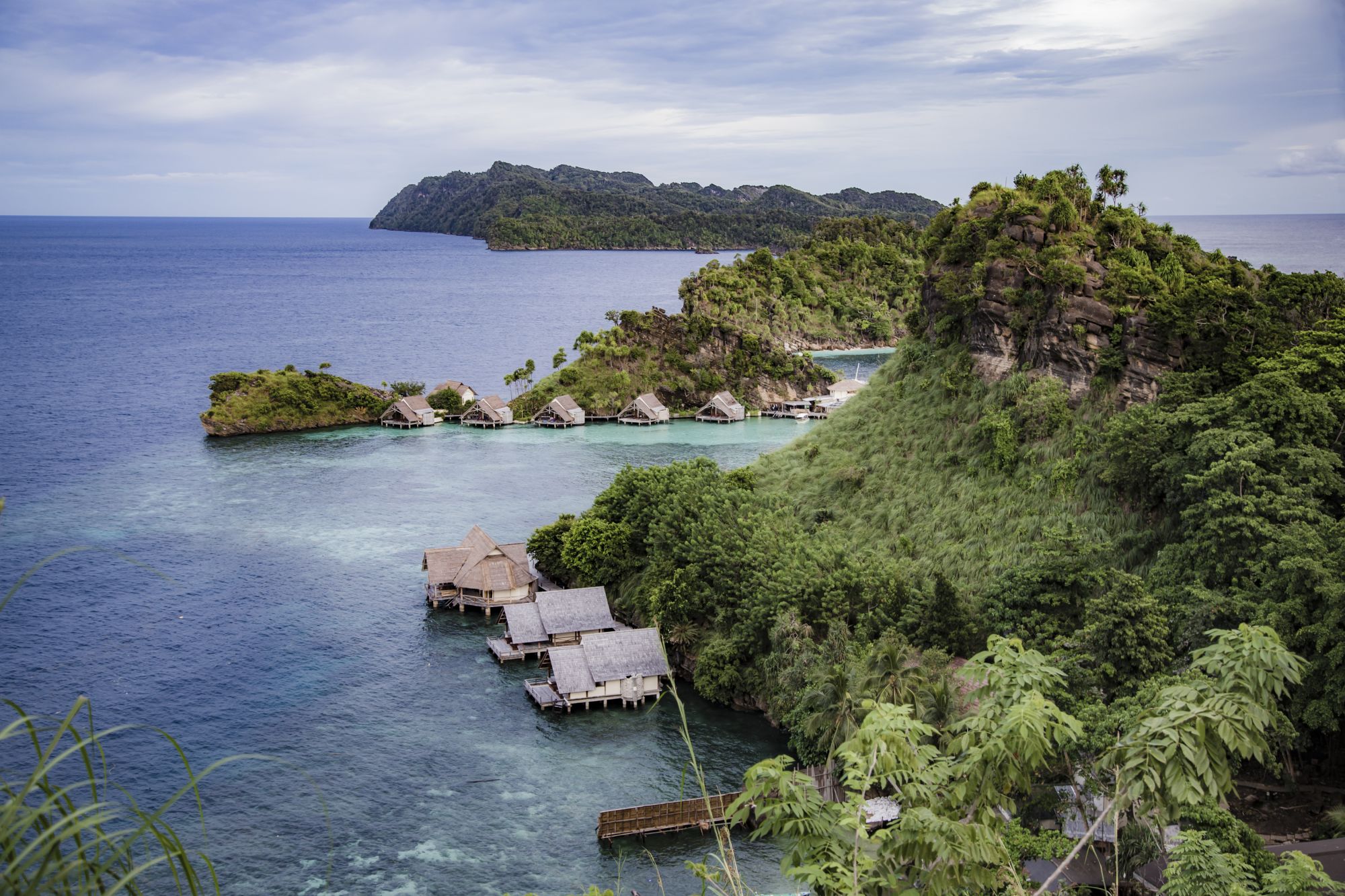 Misool Eco Resort in Sorong: Aerial View