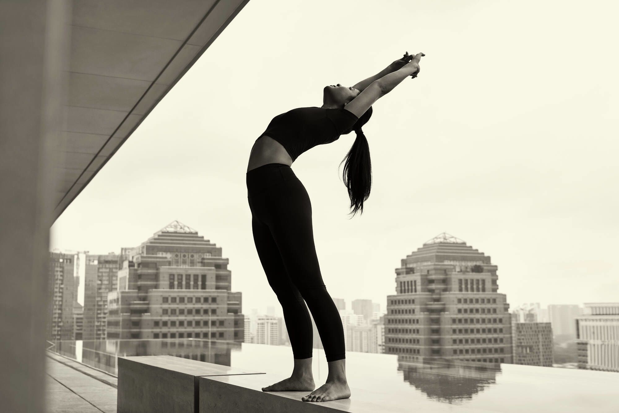 COMO Metropolitan Singapore à Singapour:  Rooftop Morning Yoga