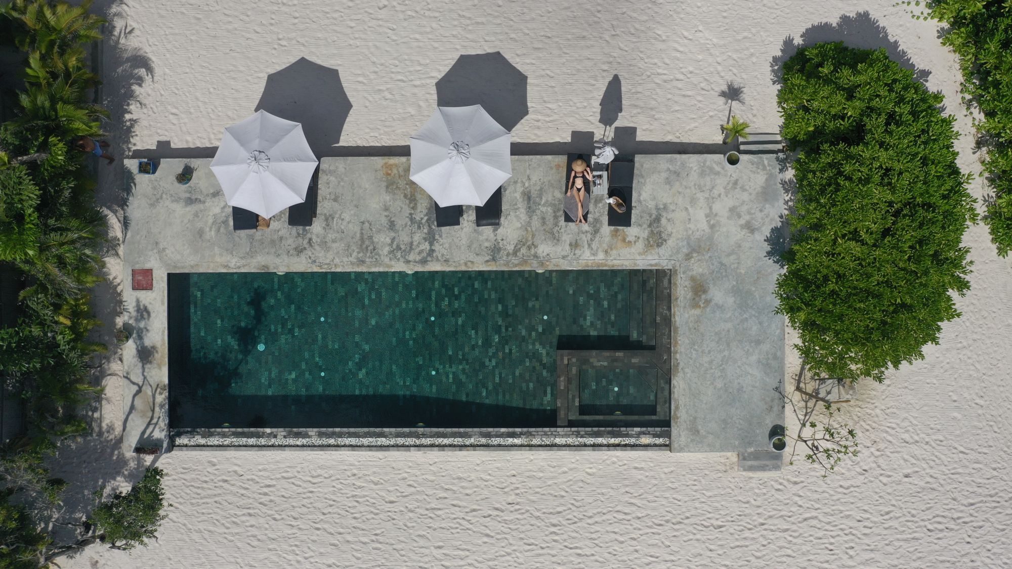 The Secret Garden Koh Rong: Pool bird view