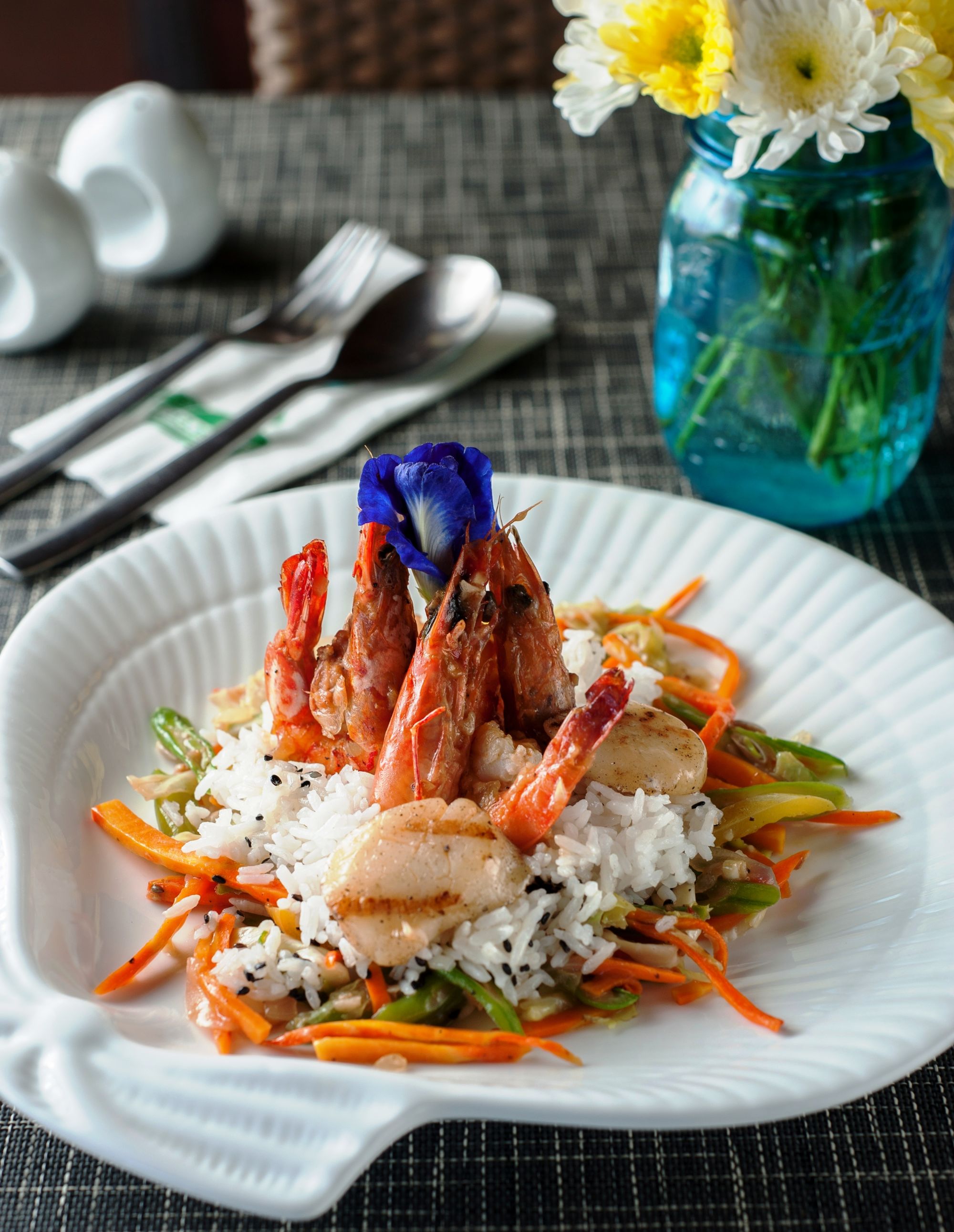 Bohol Beach Club: Scallops and Shrimps