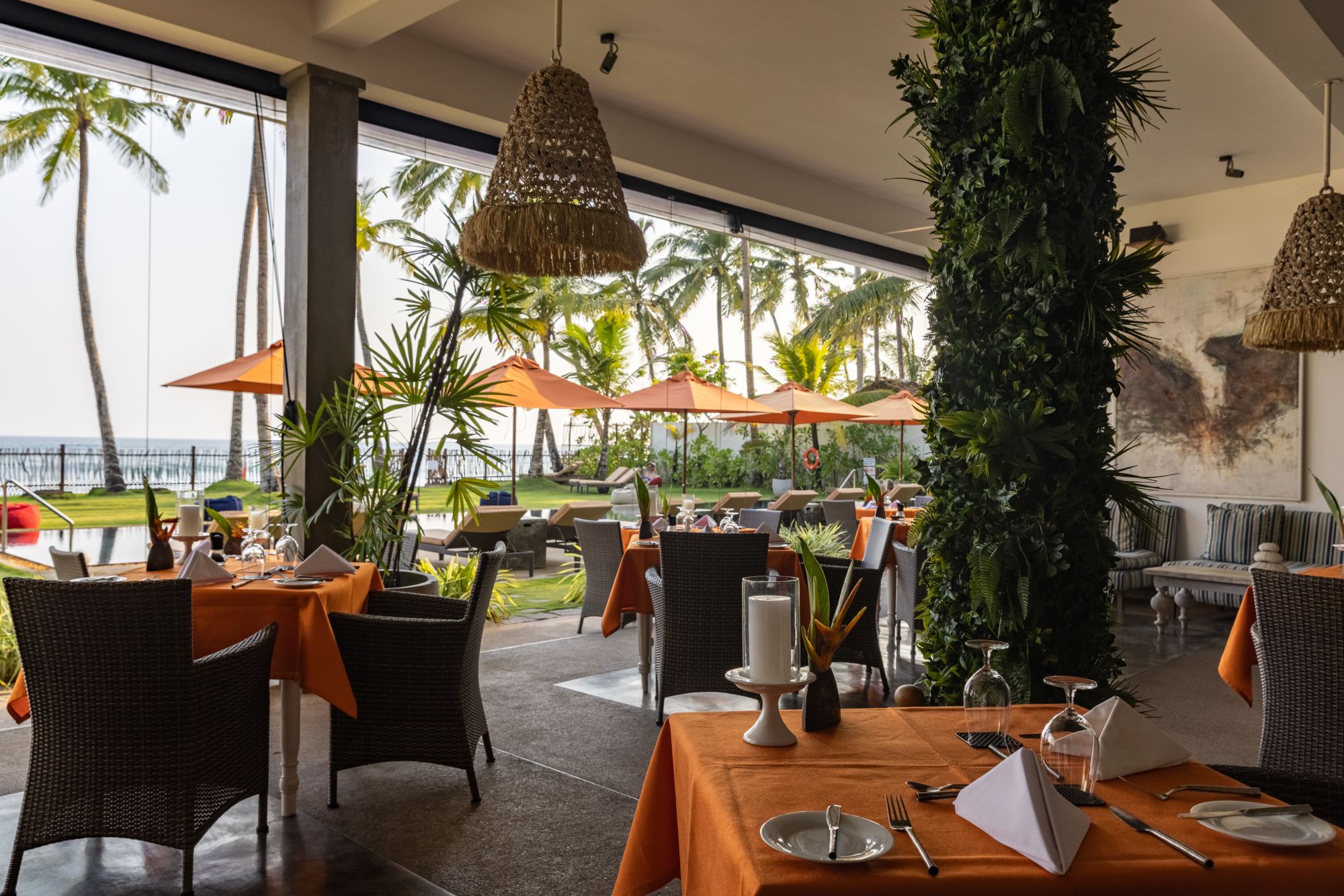 KK Beach à Koggala: Bamboo Restaurant