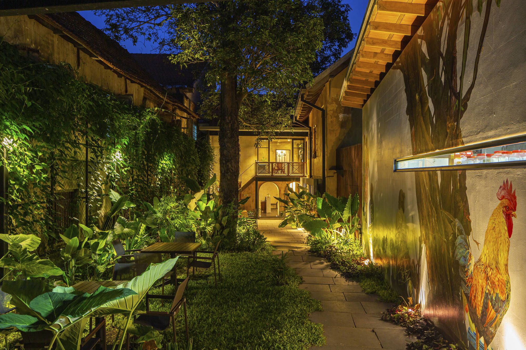 The Postcard Mandalay Hall à Kochi: Courtyard