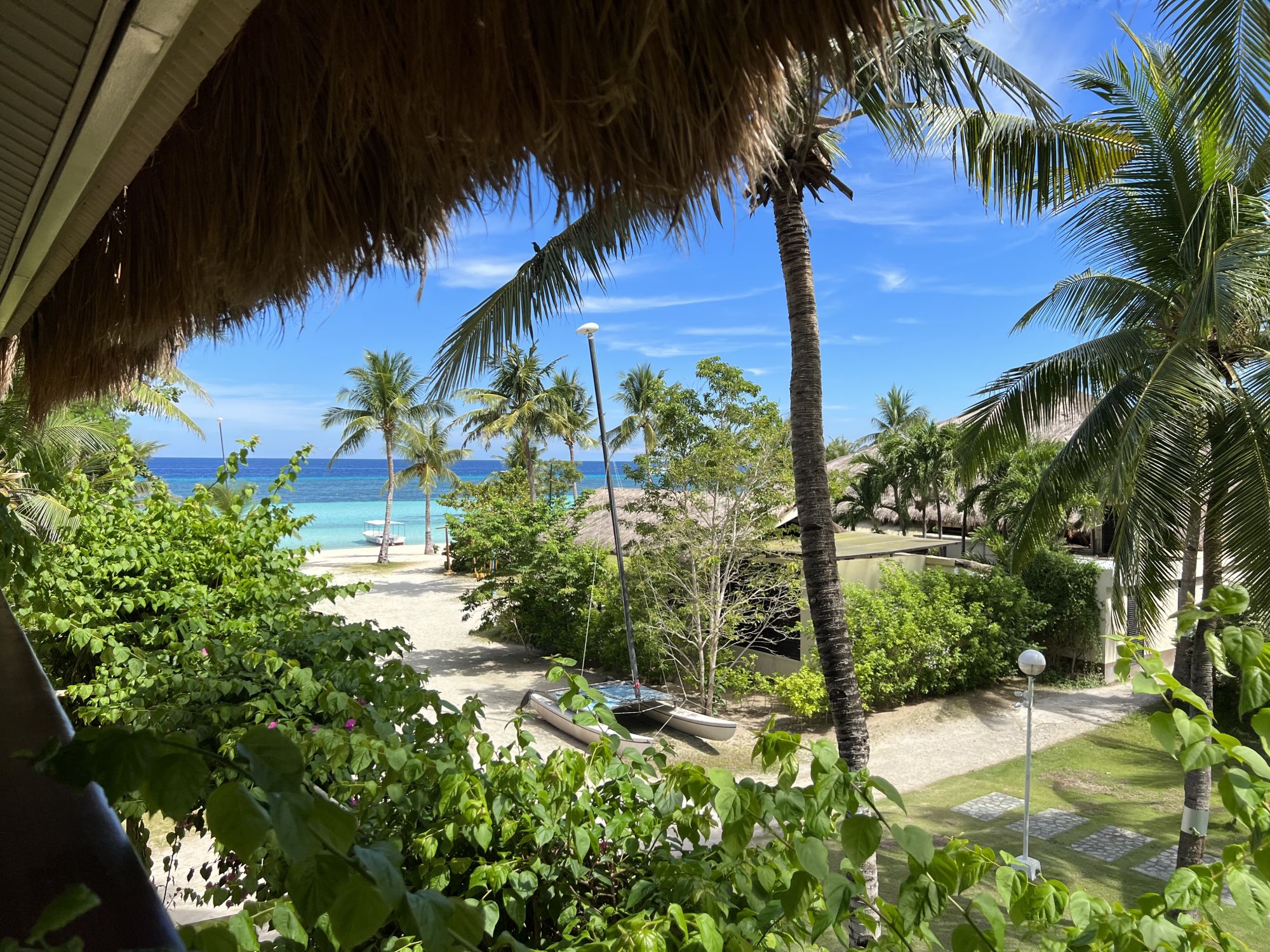 Bohol Beach Club: View from Deluxe Building
