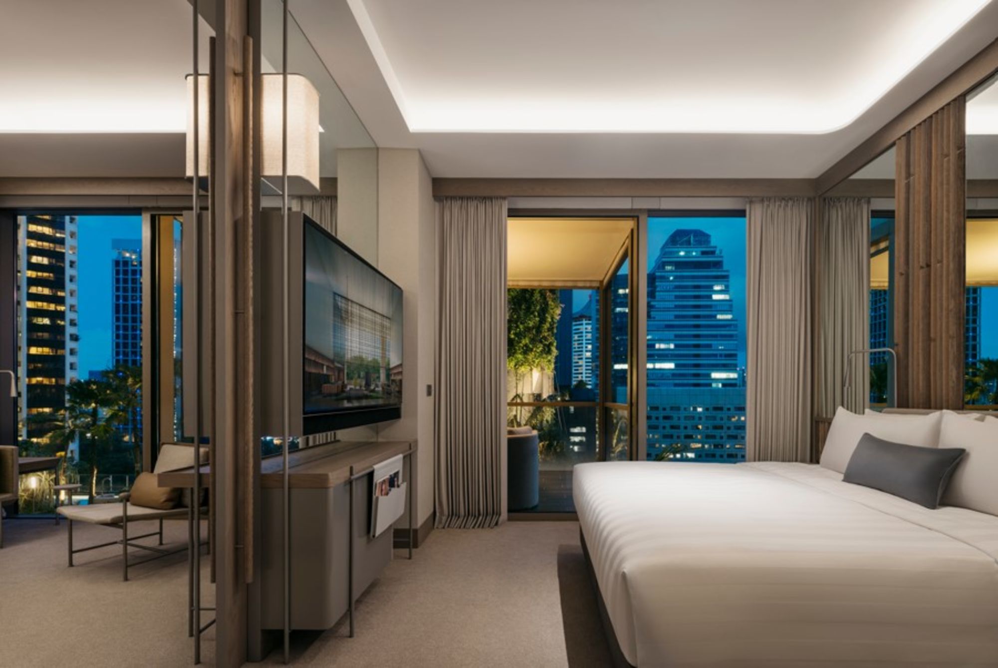 Pan Pacific Orchard in Singapur: Beach Terrace Suite