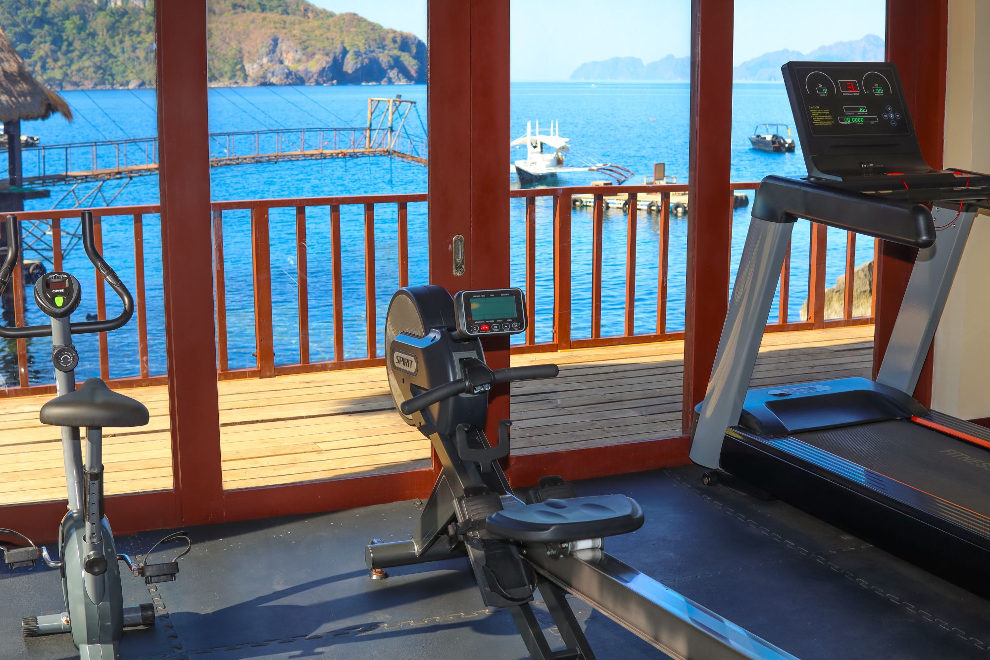 Cauayan Island Resort à Palawan:  Gym