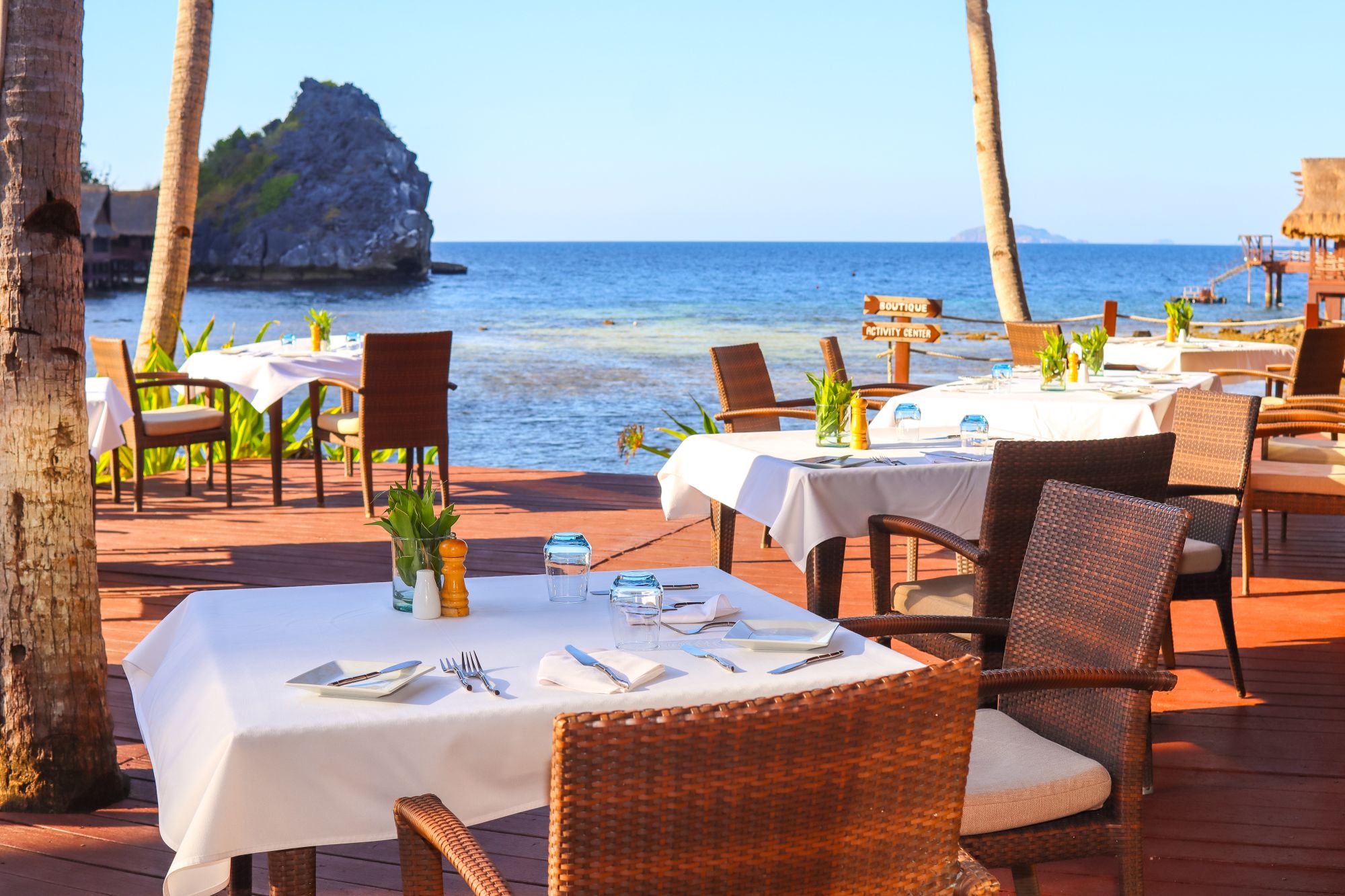 Cauayan Island Resort à Palawan:  Restaurant