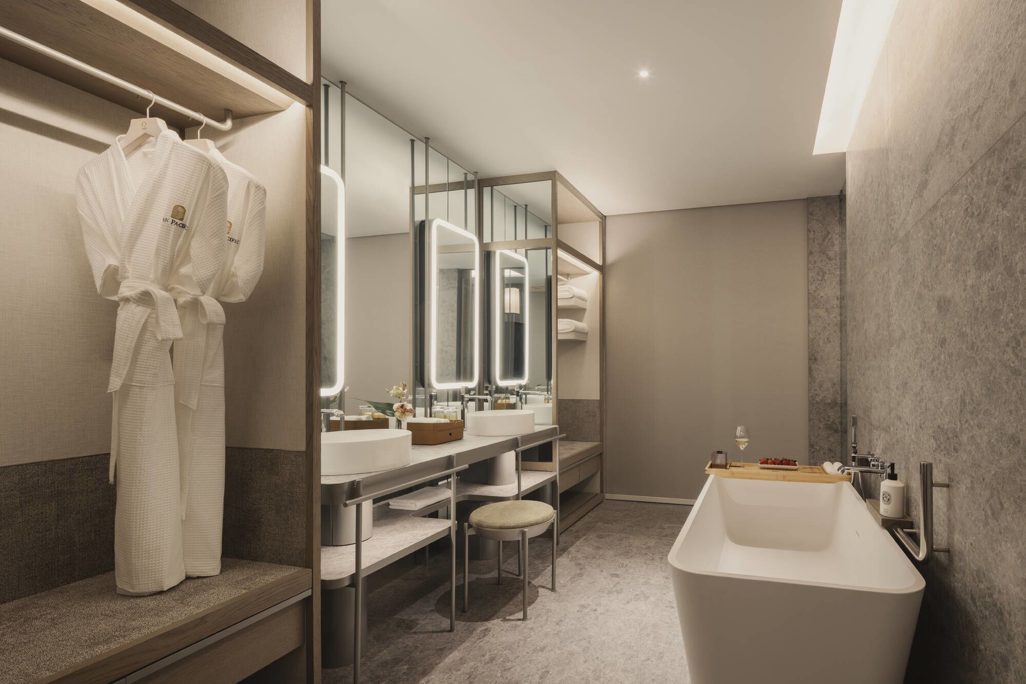 Pan Pacific Orchard in Singapur: Beach Terrace Suite | Bathroom