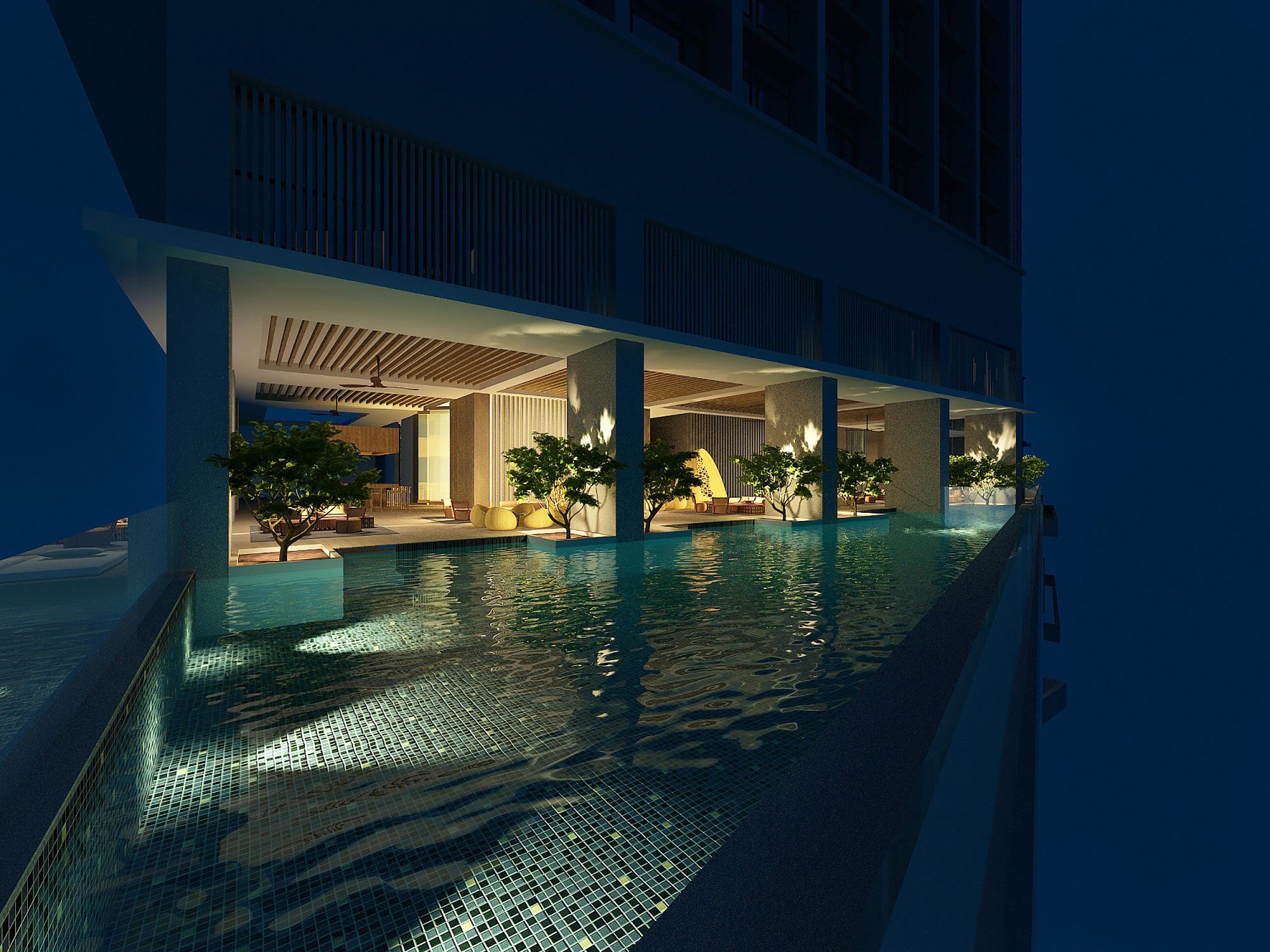 The RuMa Hotel and Residences in Kuala Lumpur: Swimming Pool Exterior