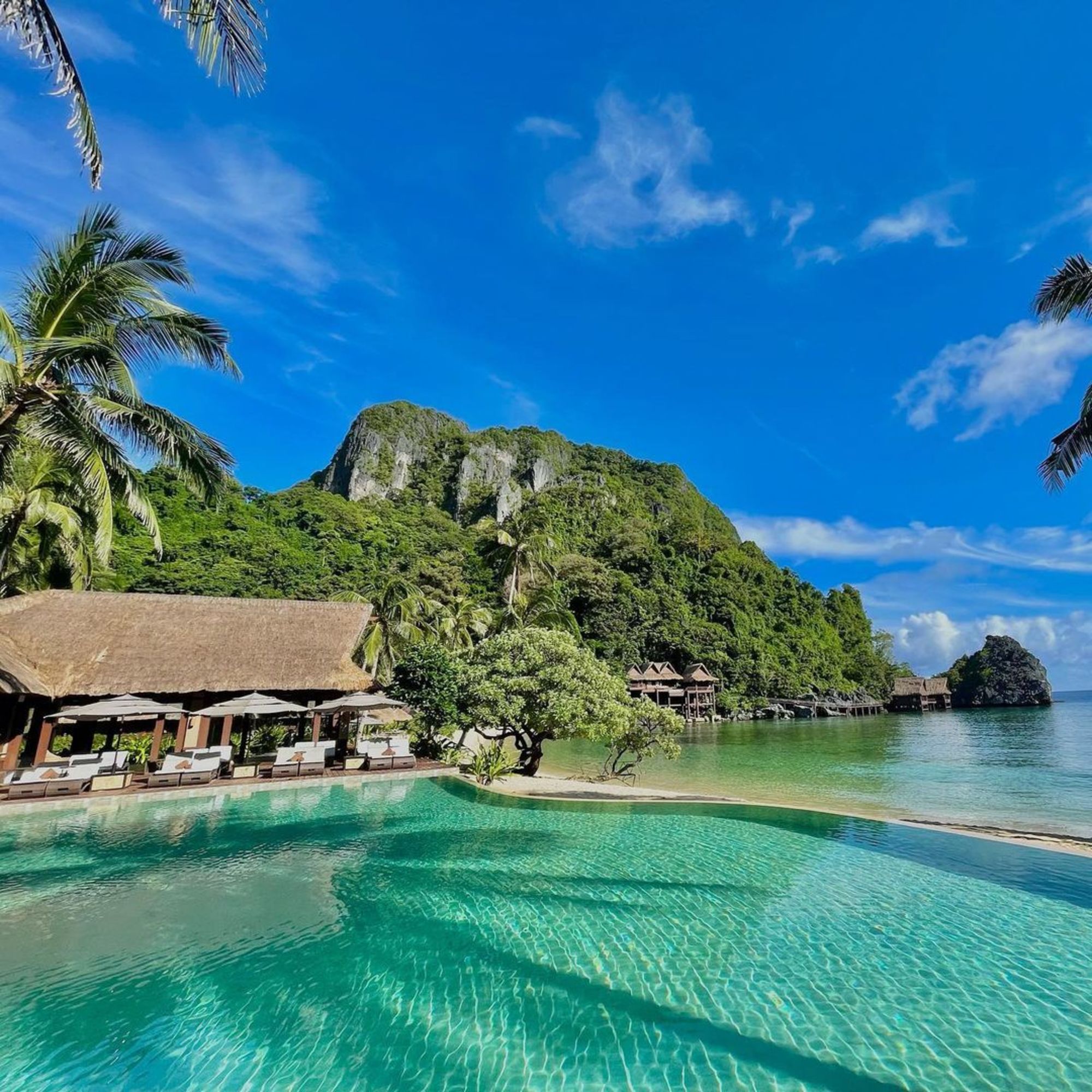 Cauayan Island Resort à Palawan:  Infinity-Pool