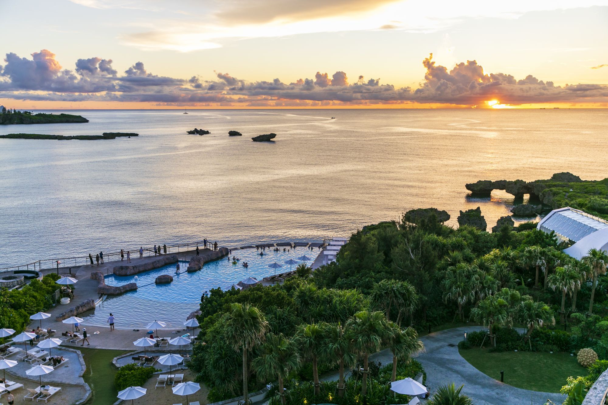 Hyatt Regency Seragaki Island, Okinawa: Seragaki Sunset Wide View