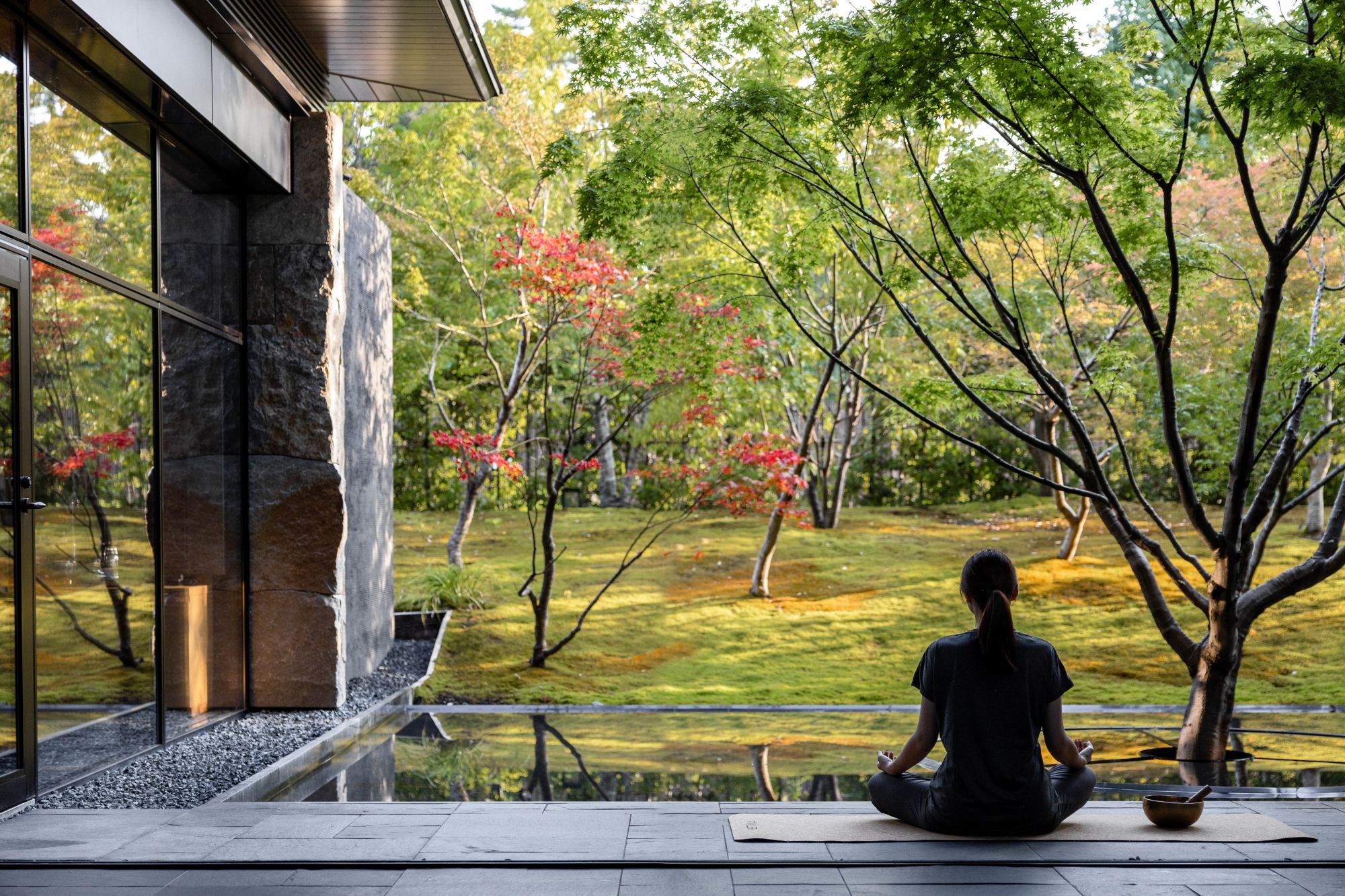 Garrya Nijo Castle Kyoto: Calm garden for meditation