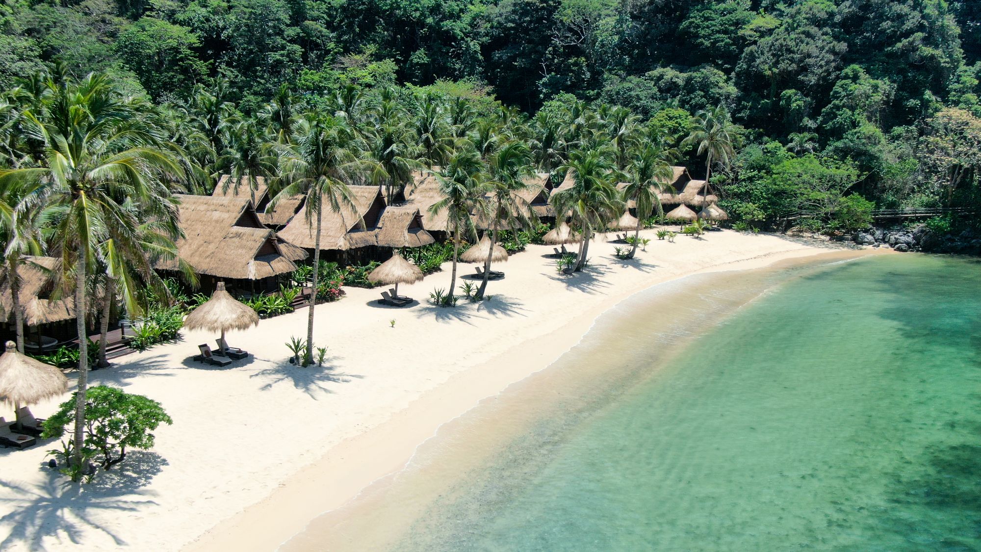 Cauayan Island Resort à Palawan:  Beach Area