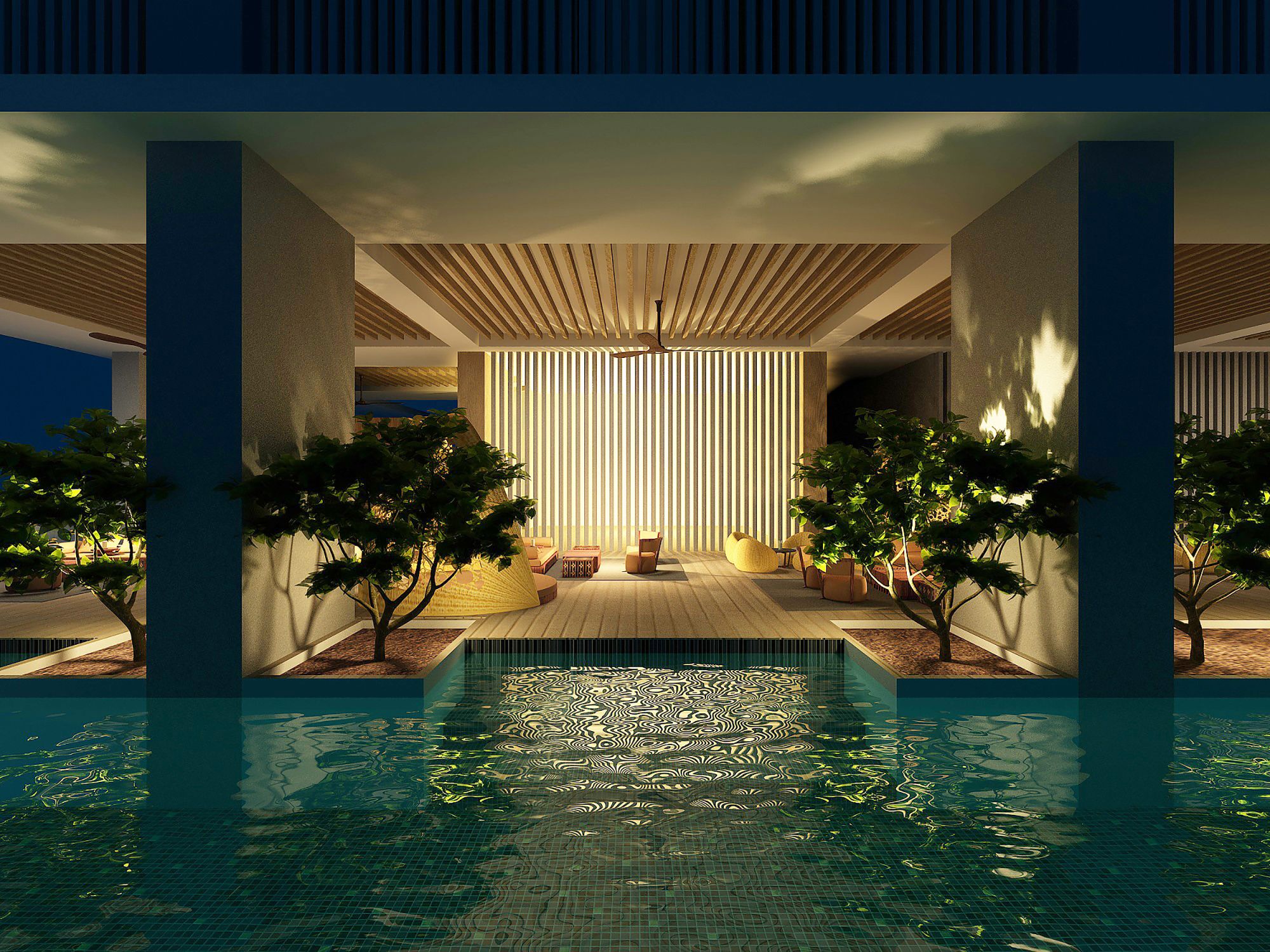 The RuMa Hotel and Residences in Kuala Lumpur: Swimming Pool Interior