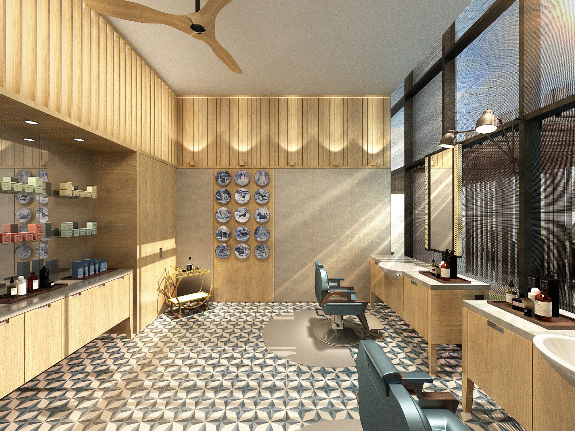 The RuMa Hotel and Residences in Kuala Lumpur: Barber at The RuMa by Trufitt and Hill