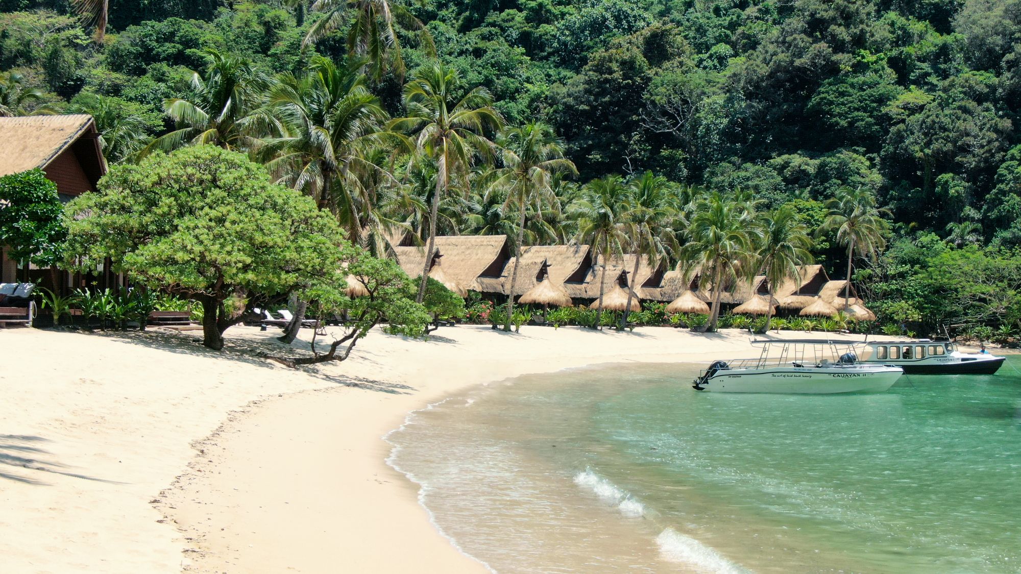 Cauayan Island Resort à Palawan:  Sandy Beach
