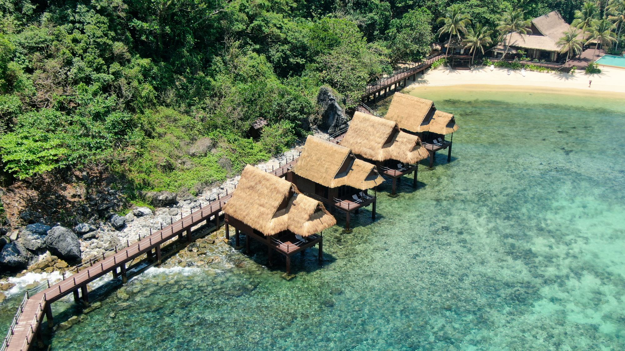 Cauayan Island Resort à Palawan:  Water Villa