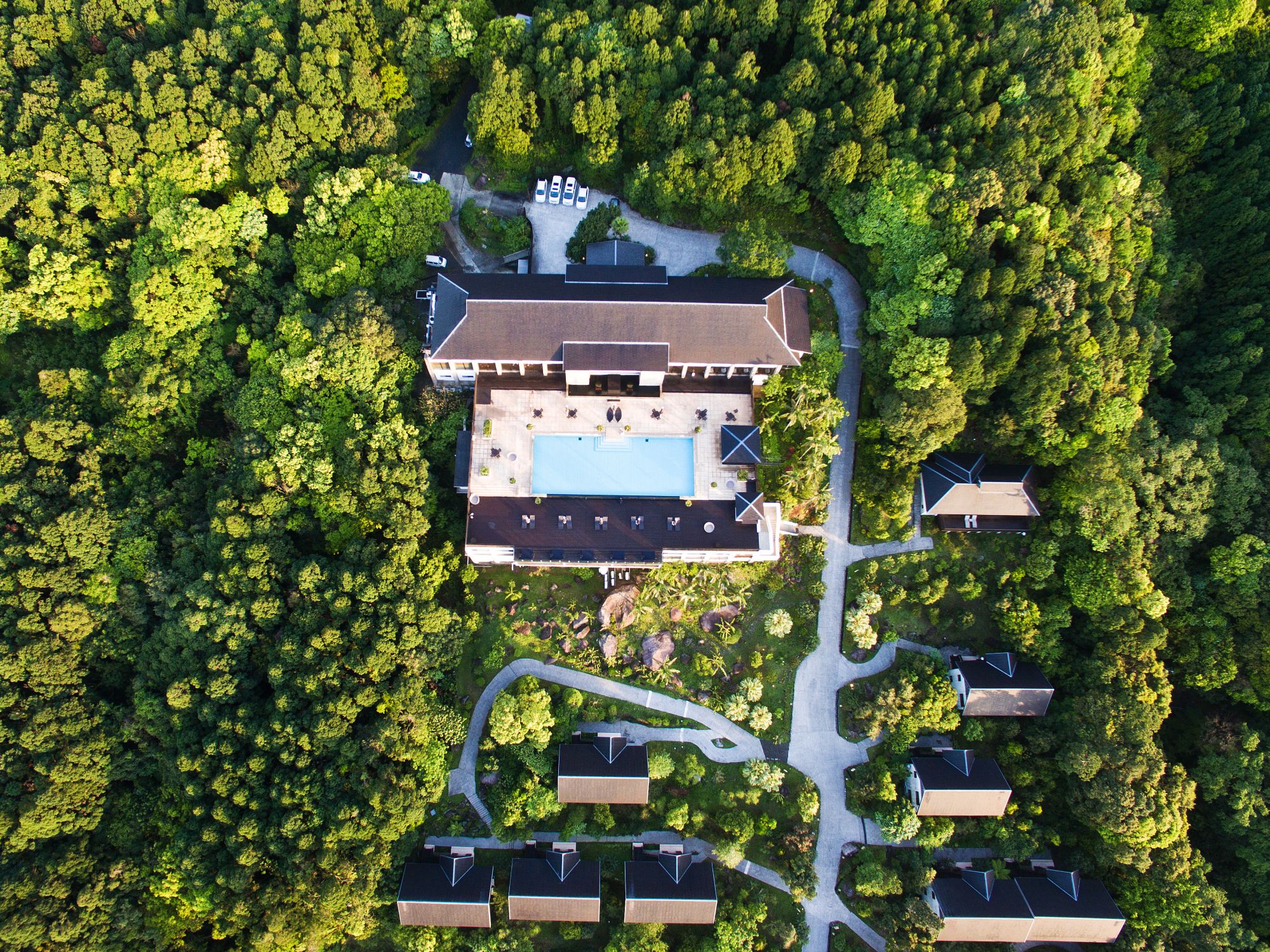 Sankara Hotel & Spa à Yakushima: View from above