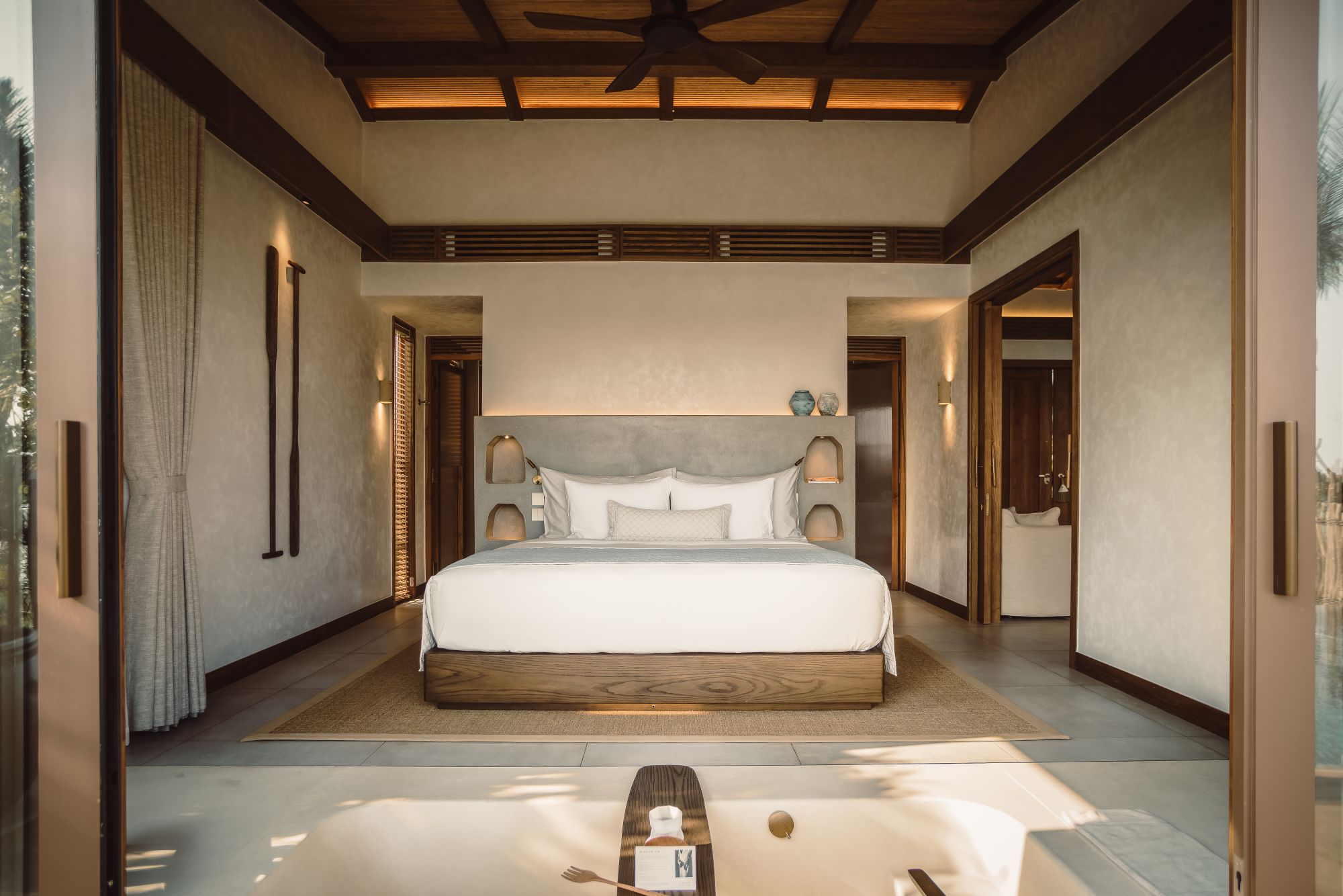 Namia River Retreat in Hoi An: River Family Villa | Master Bedroom