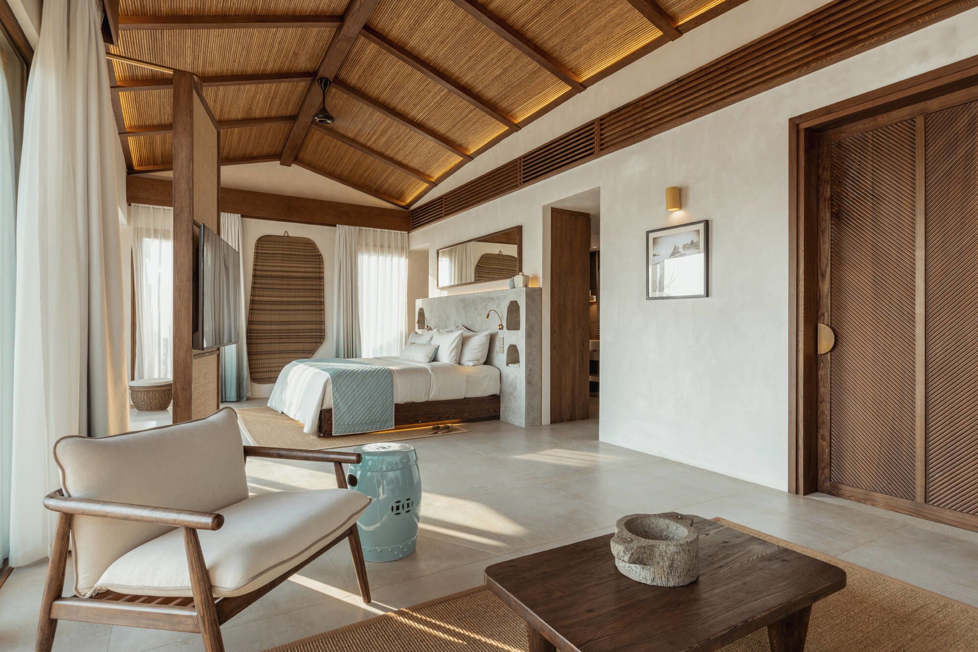 Namia River Retreat in Hoi An: River Pool Villa | Bedroom