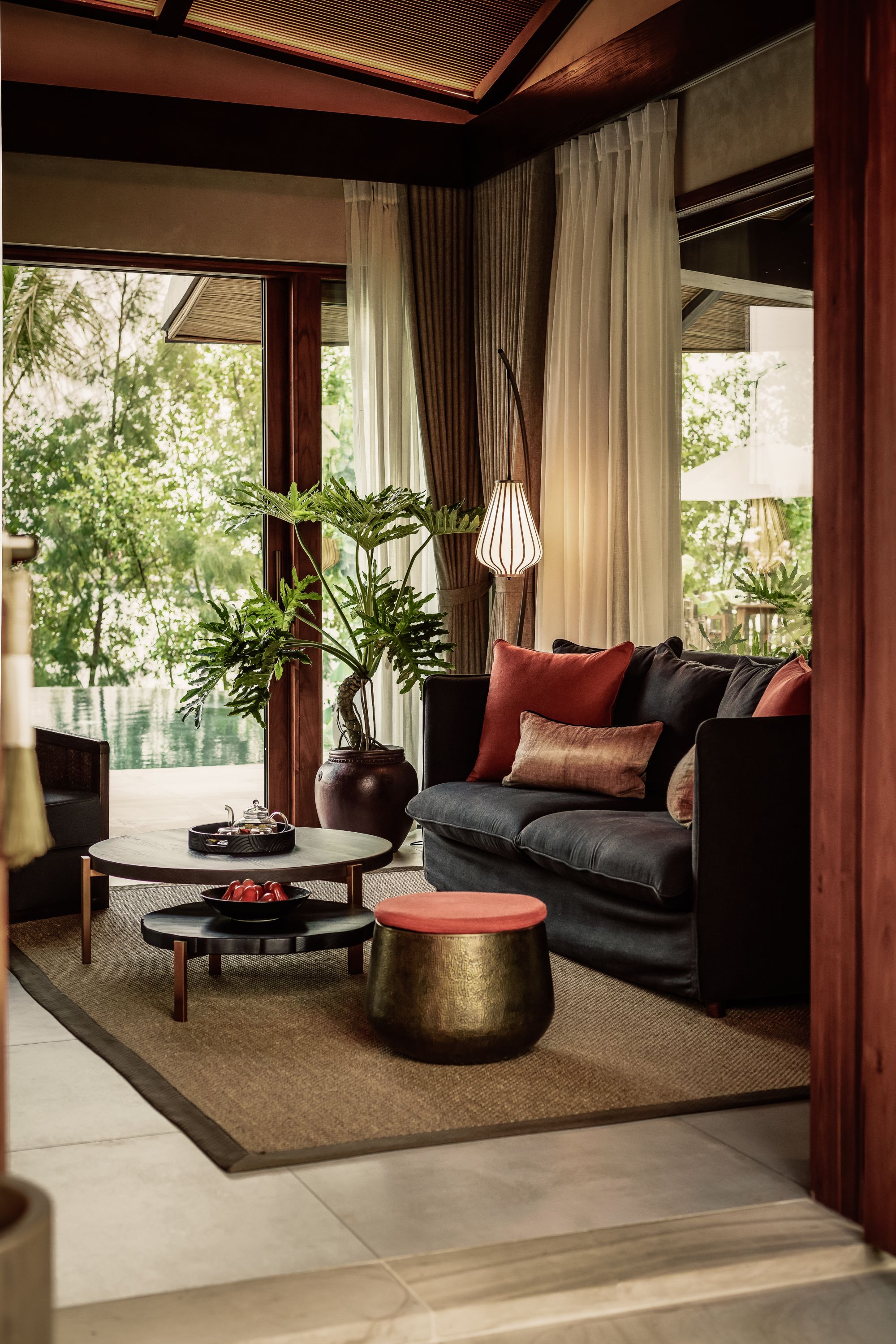 Namia River Retreat in Hoi An: Honeymoon Pool Villa | Living Area