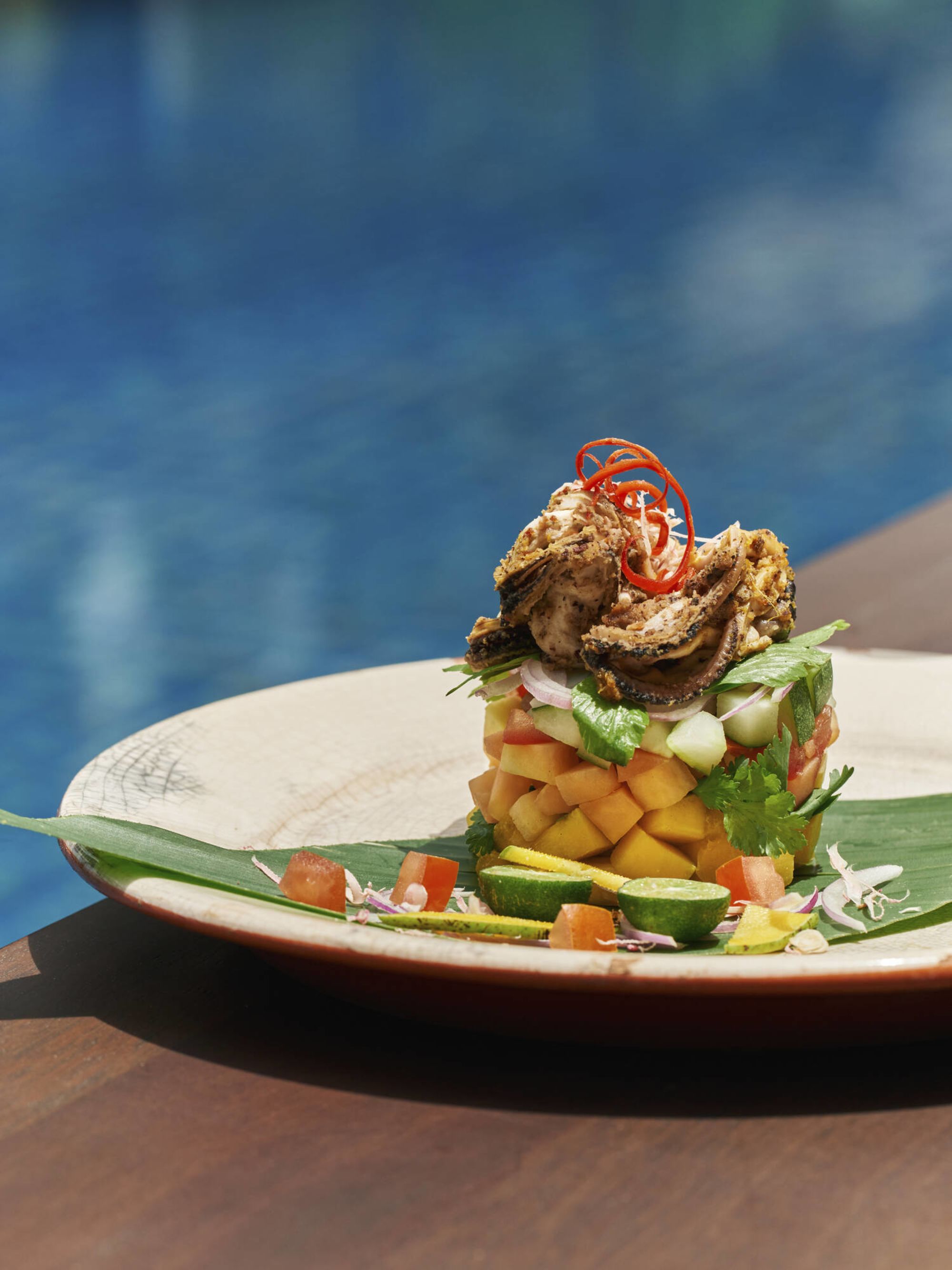 The Boathouse Pulau Tioman: Attap Seed | Mussels Kerabu