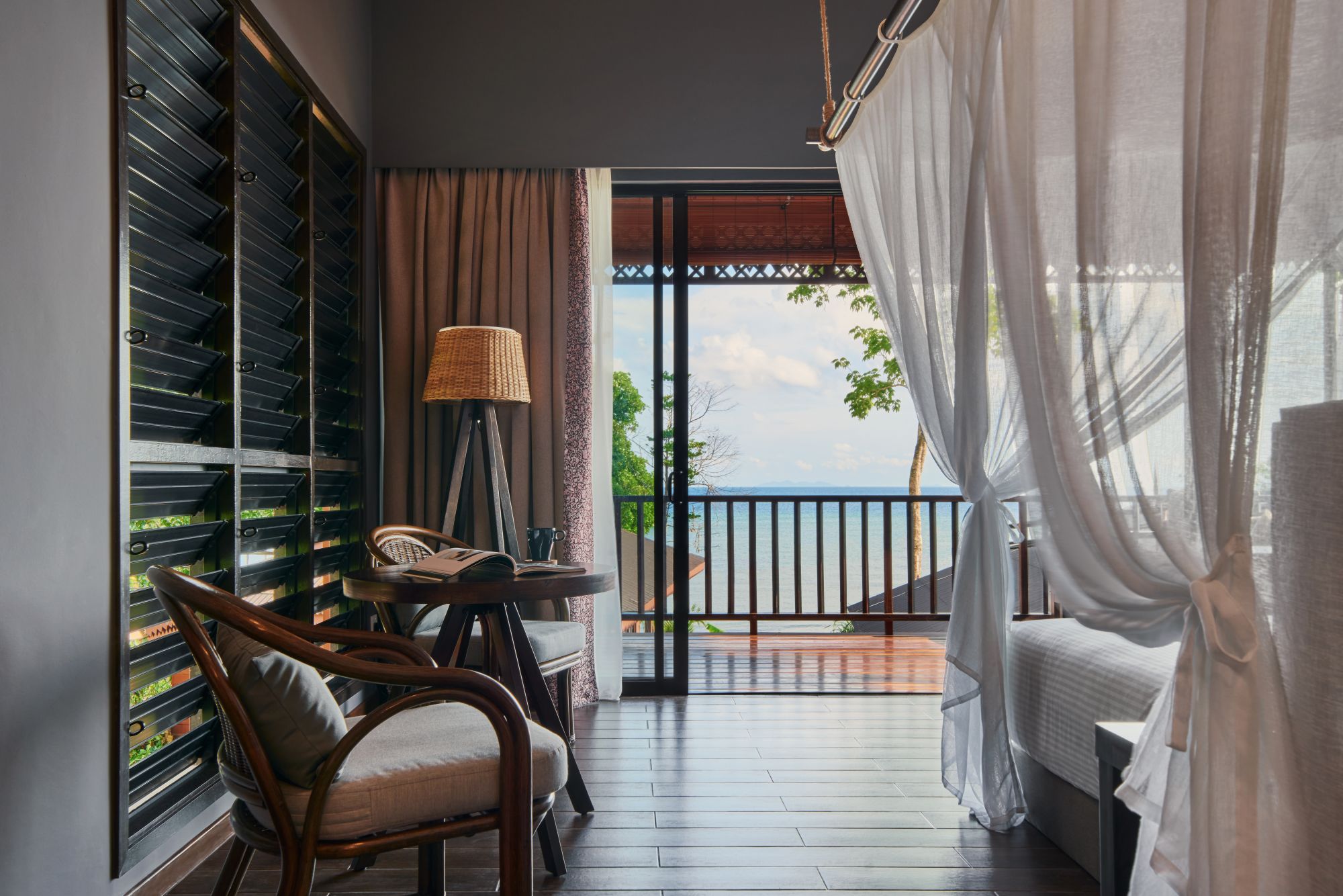 The Boathouse Pulau Tioman: Deluxe Bungalow | View from 2nd Floor