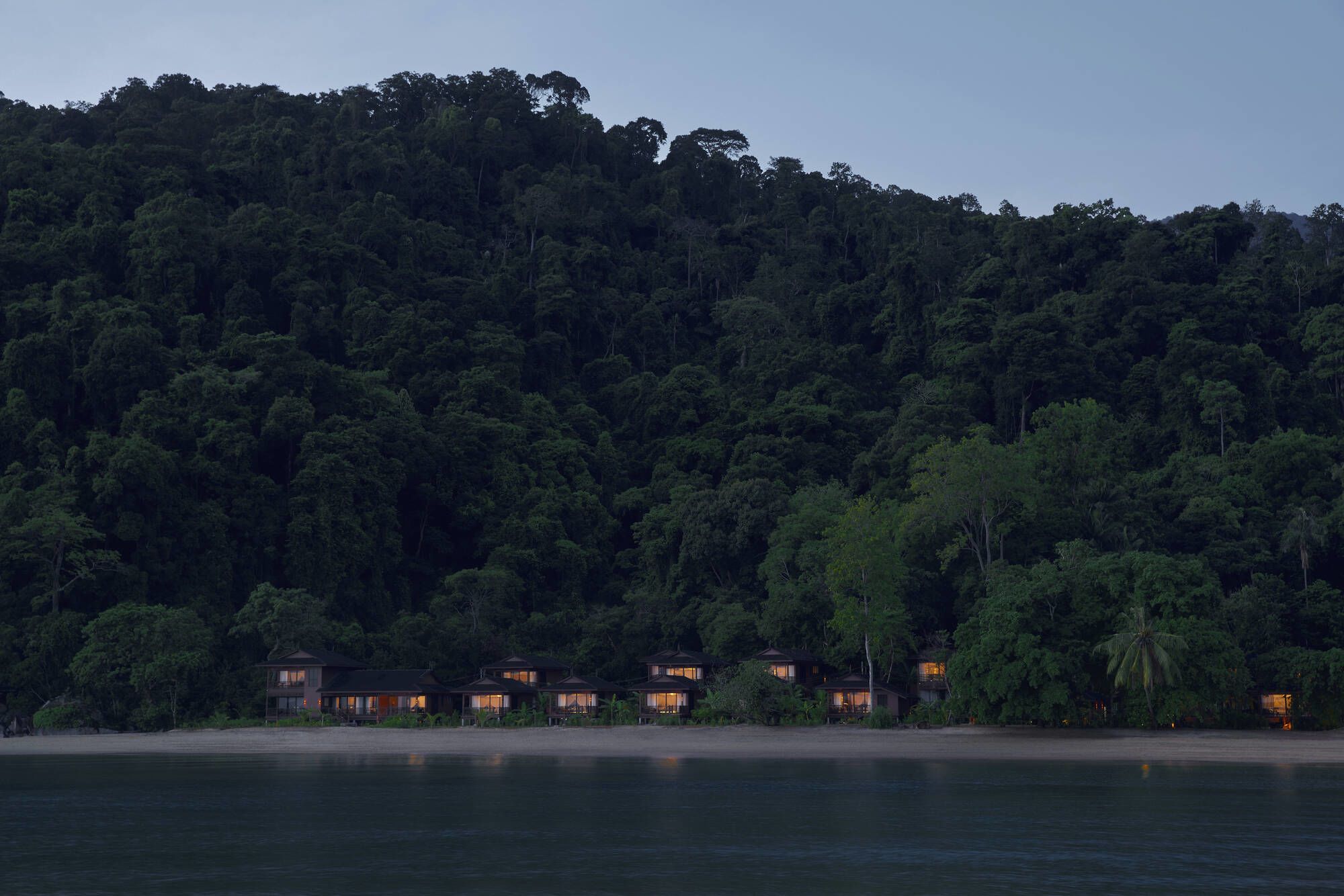 The Boathouse Pulau Tioman: exterior: Beach Evening