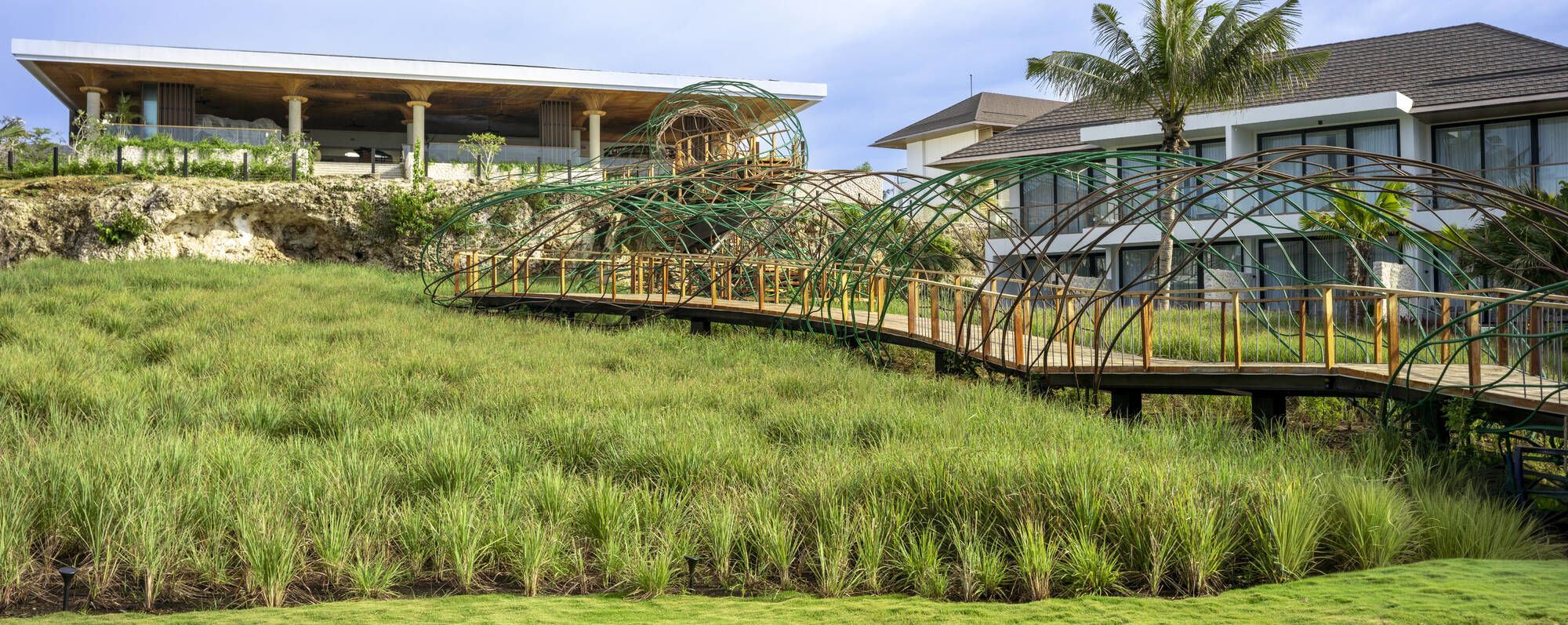 South Palms Resort & Spa Panglao - MGallery Collection in Bohol: Bridge to the Lobby