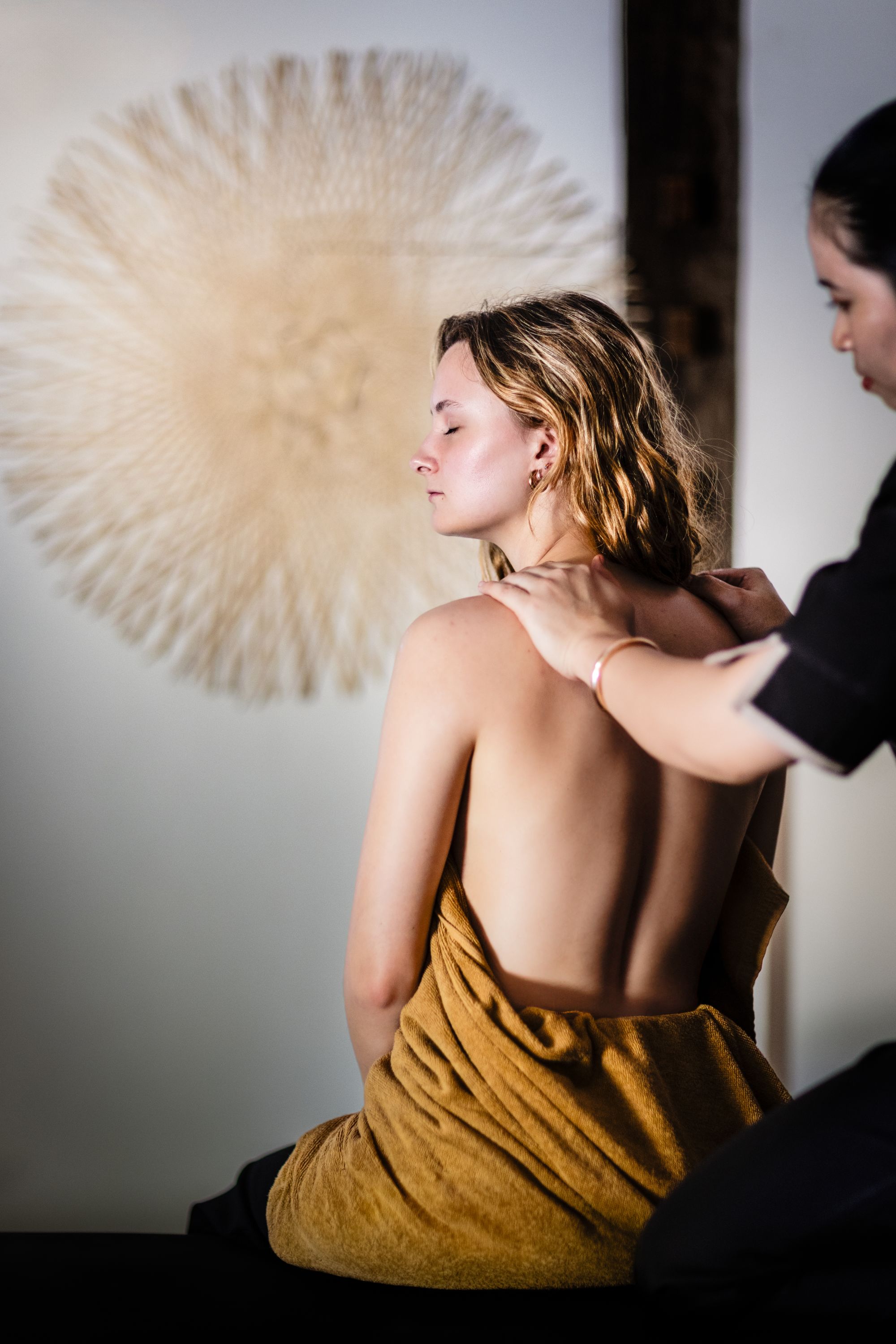 Sala Lodges in Siem Reap:  Back massage at Spa