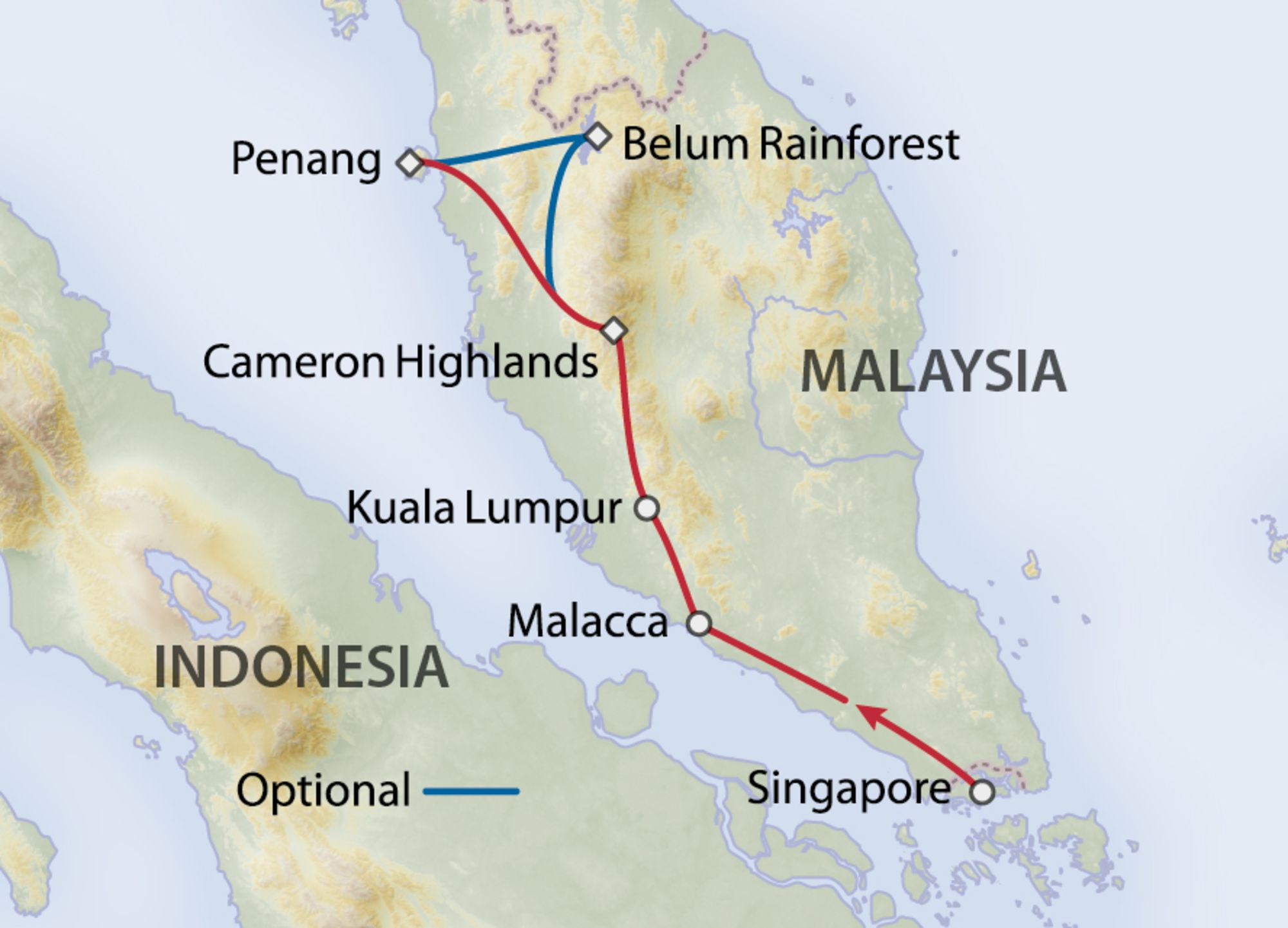 Les hauts lieux de la Malaisie de Kuala Lumpur: Malaysia | Hoehepunkte Malaysias