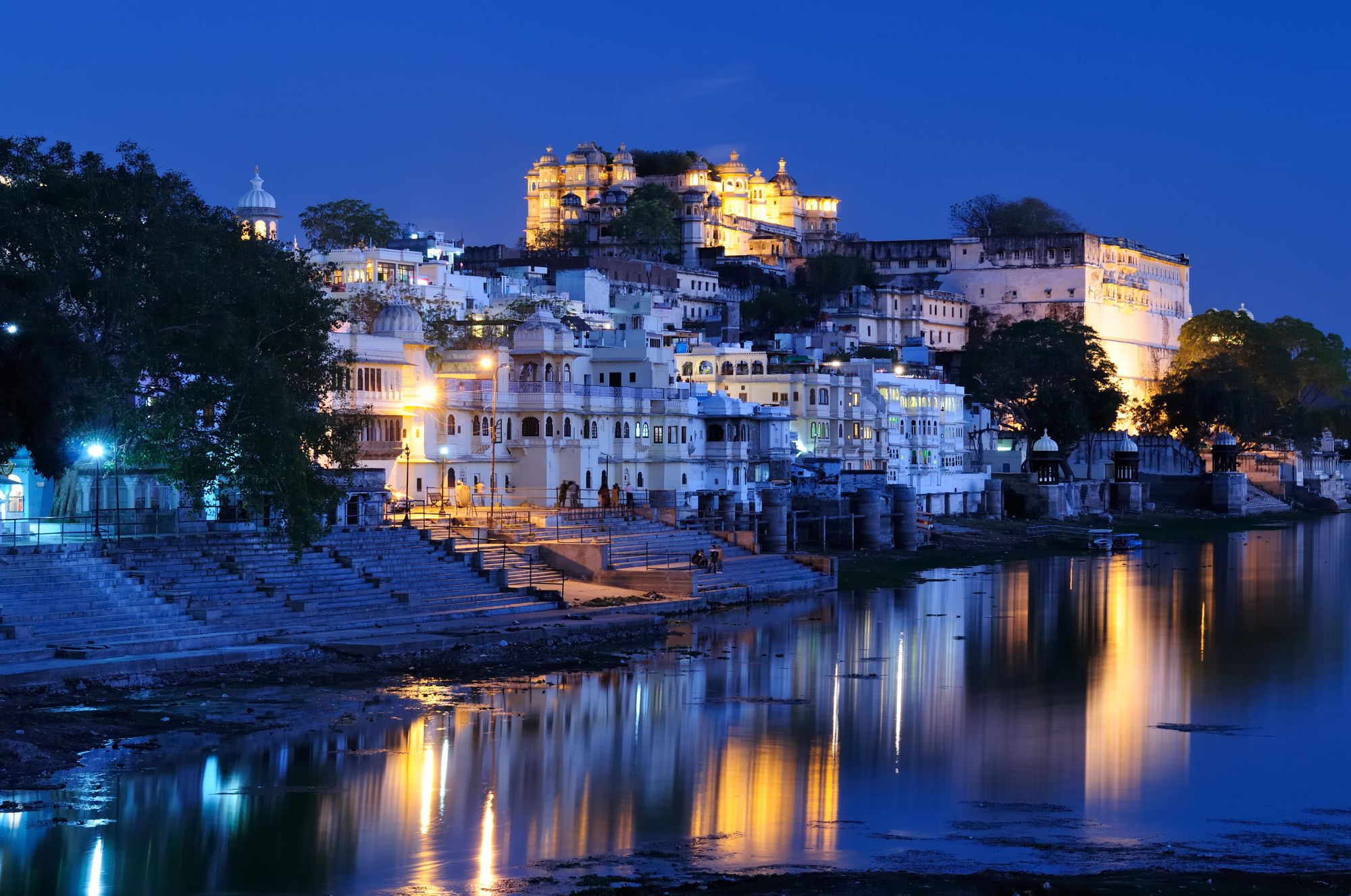 Indien für Geniesser ab Delhi: Udaipur: Night Shot