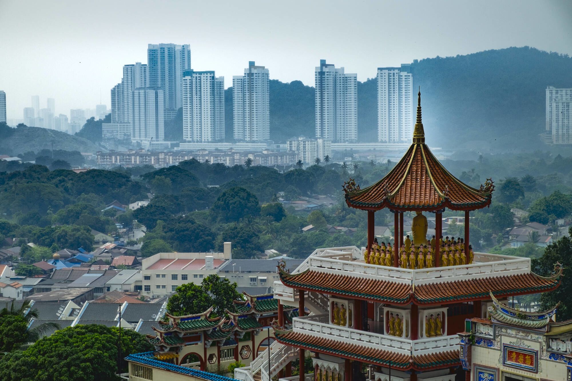 Les hauts lieux de la Malaisie avec option "Belum Rainforest" de Kuala Lumpur: Penang: Kek Lok Si Temple