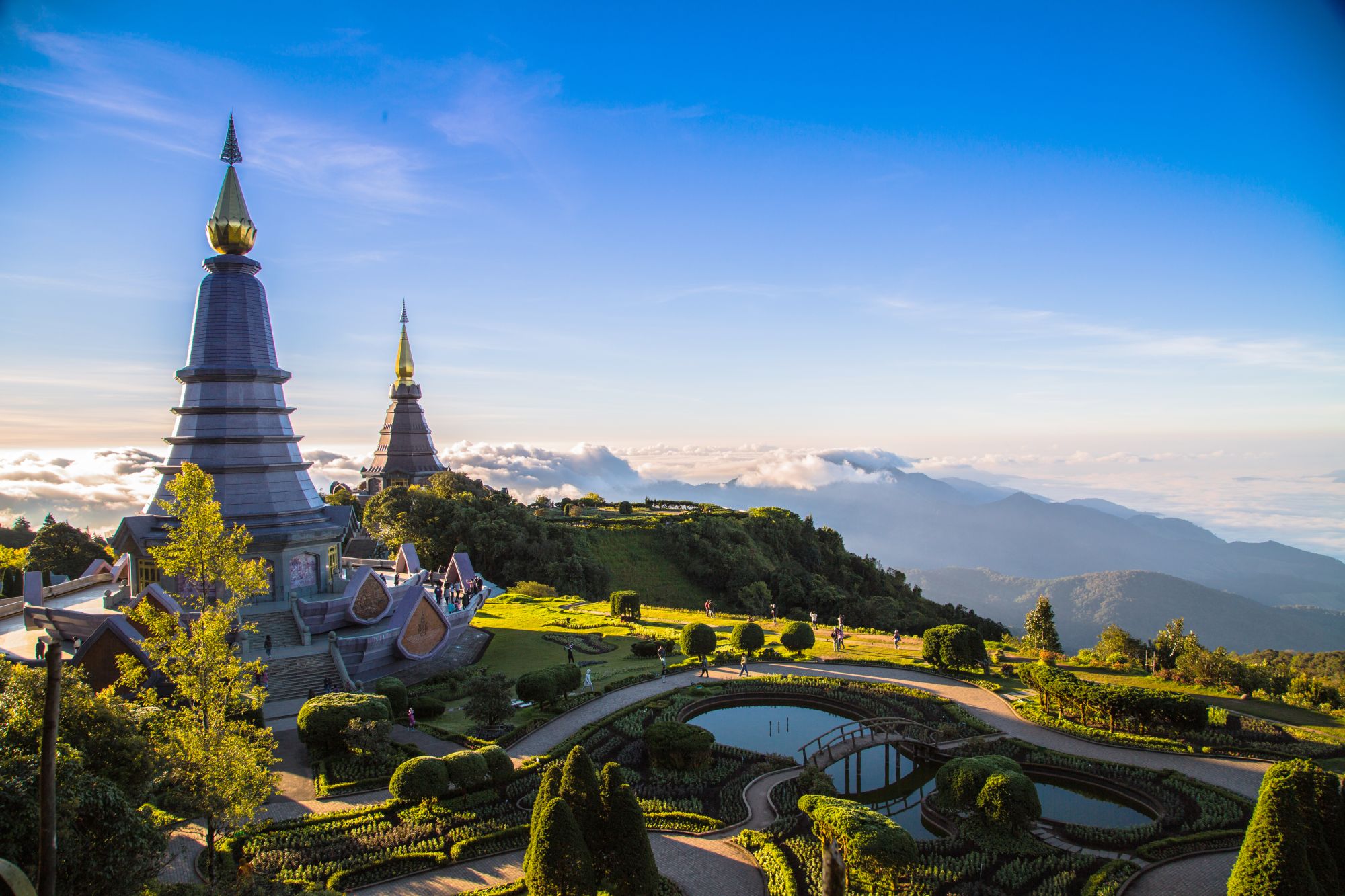 Circuit en voiture de location Mae Hong Son de Chiang Mai: Doi Inthanon temple