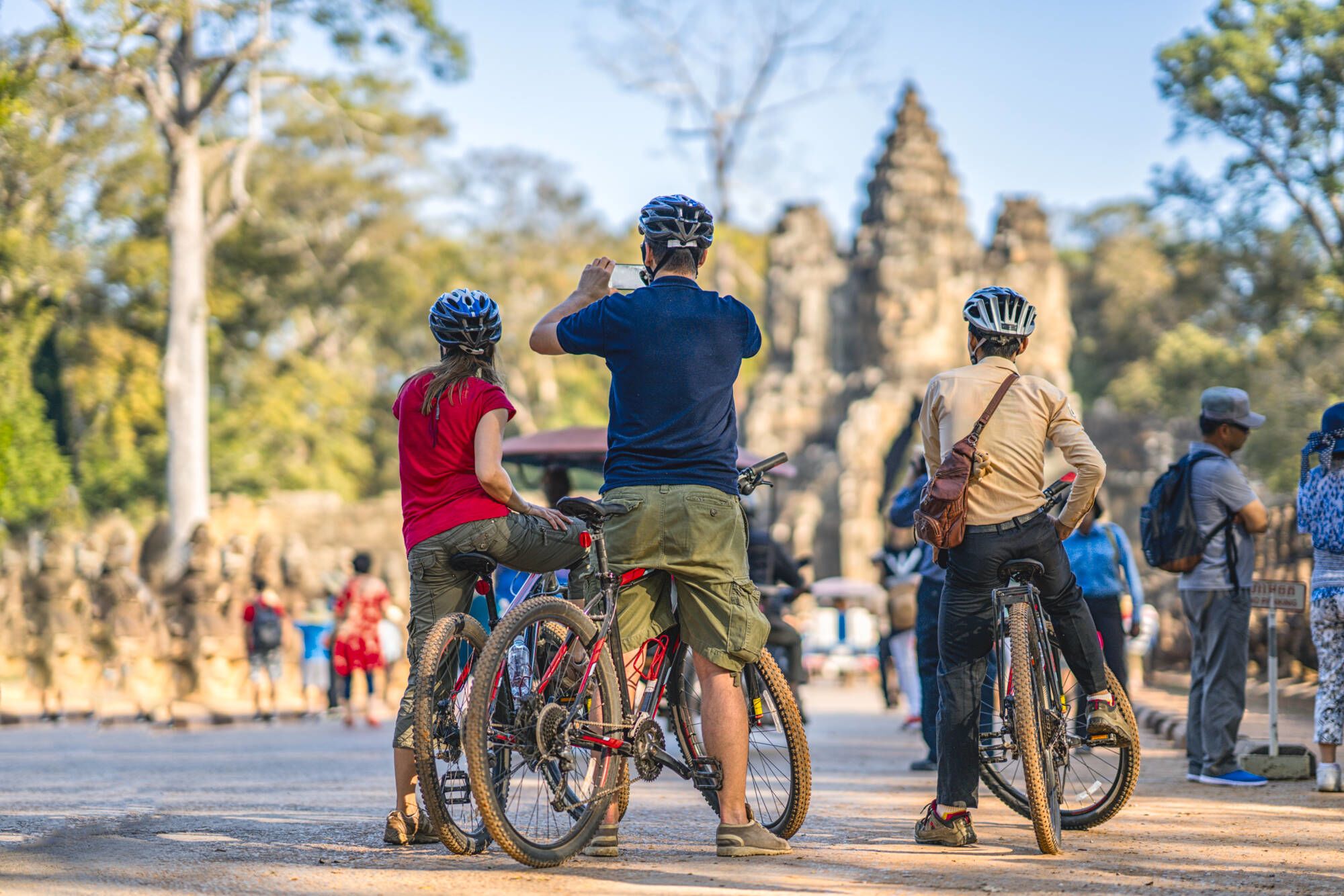Découverte active de la merveille d’Angkor de Siem Reap: Siem Reap: South Gate Angkor Thom - Bycycle tour