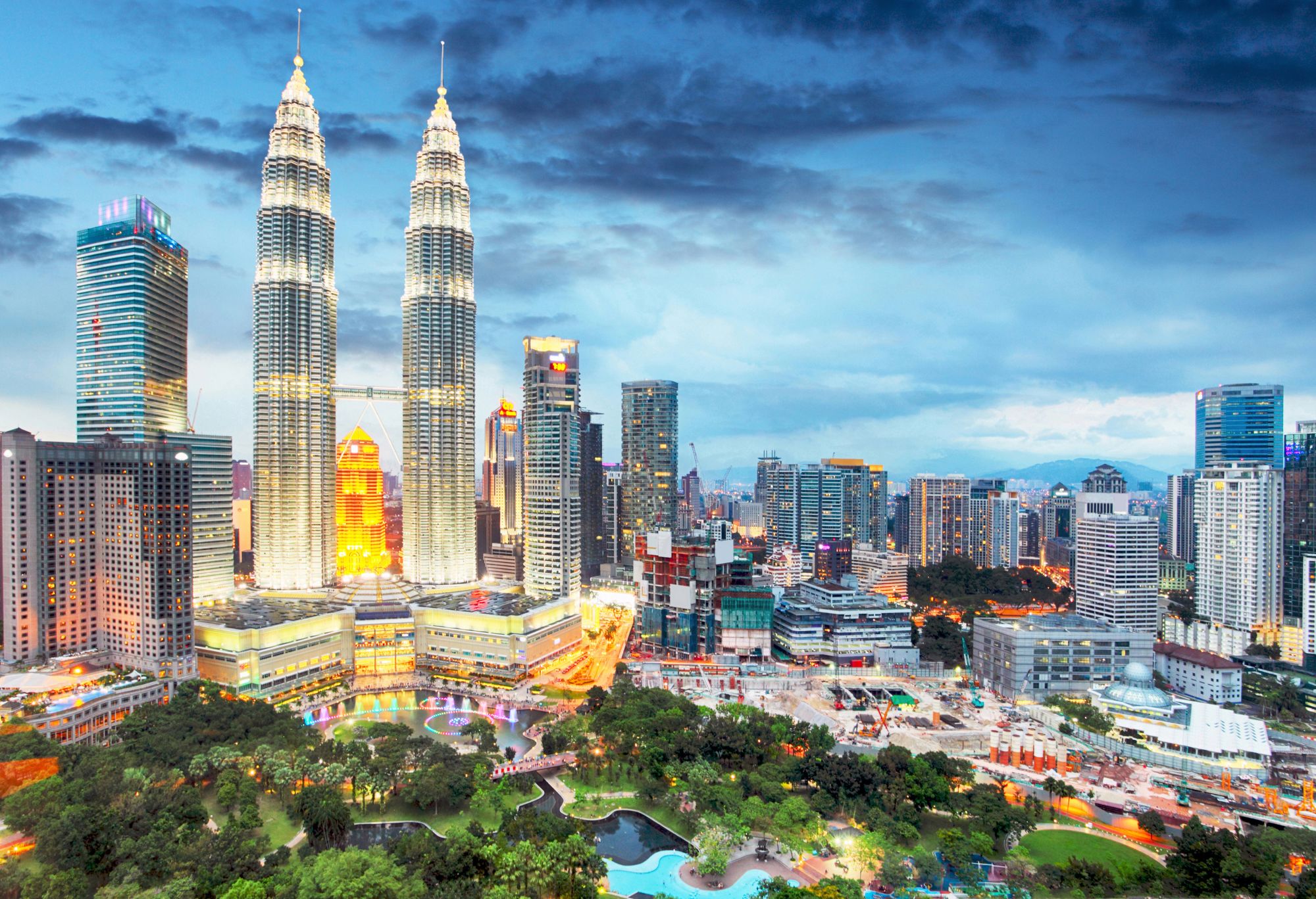 Circuit en voiture de location Malaisie de Kuala Lumpur: Kuala Lumpur skyline