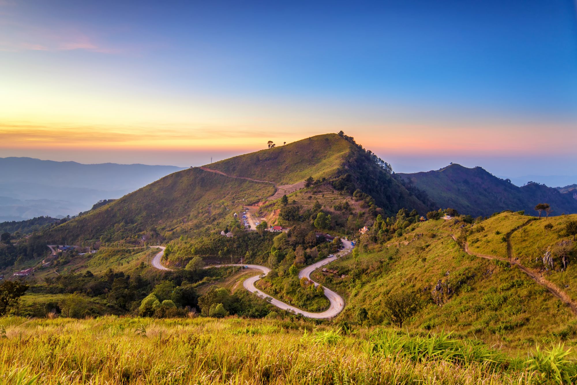 Mietwagen Rundreise Goldenes Dreieck ab Chiang Mai: Chiang Rai - Doi Pha Tung