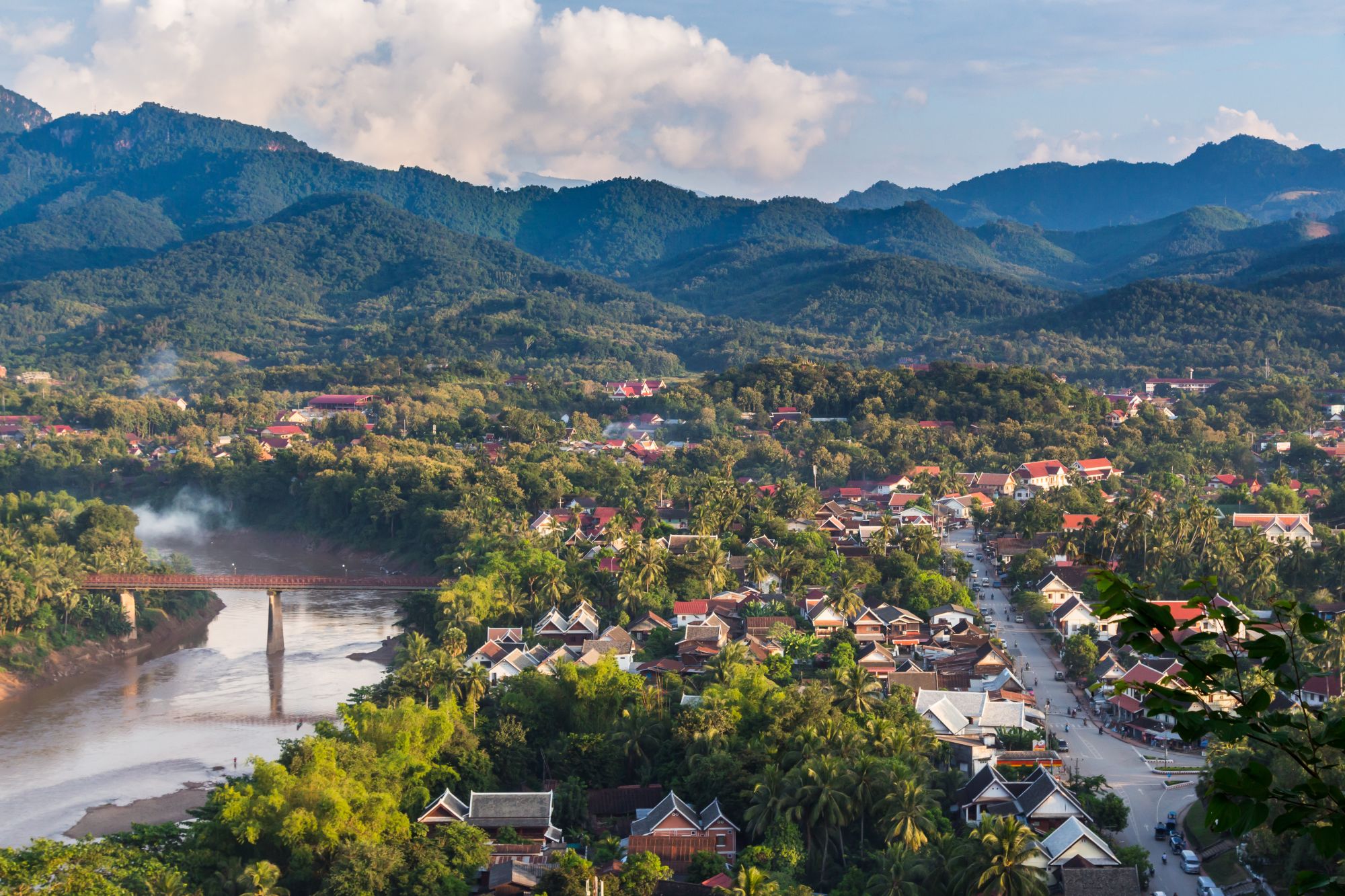 Au fil du Mékong cap sur Luang Prabang de Chiang Mai: Luang Prabang from Viewpoint