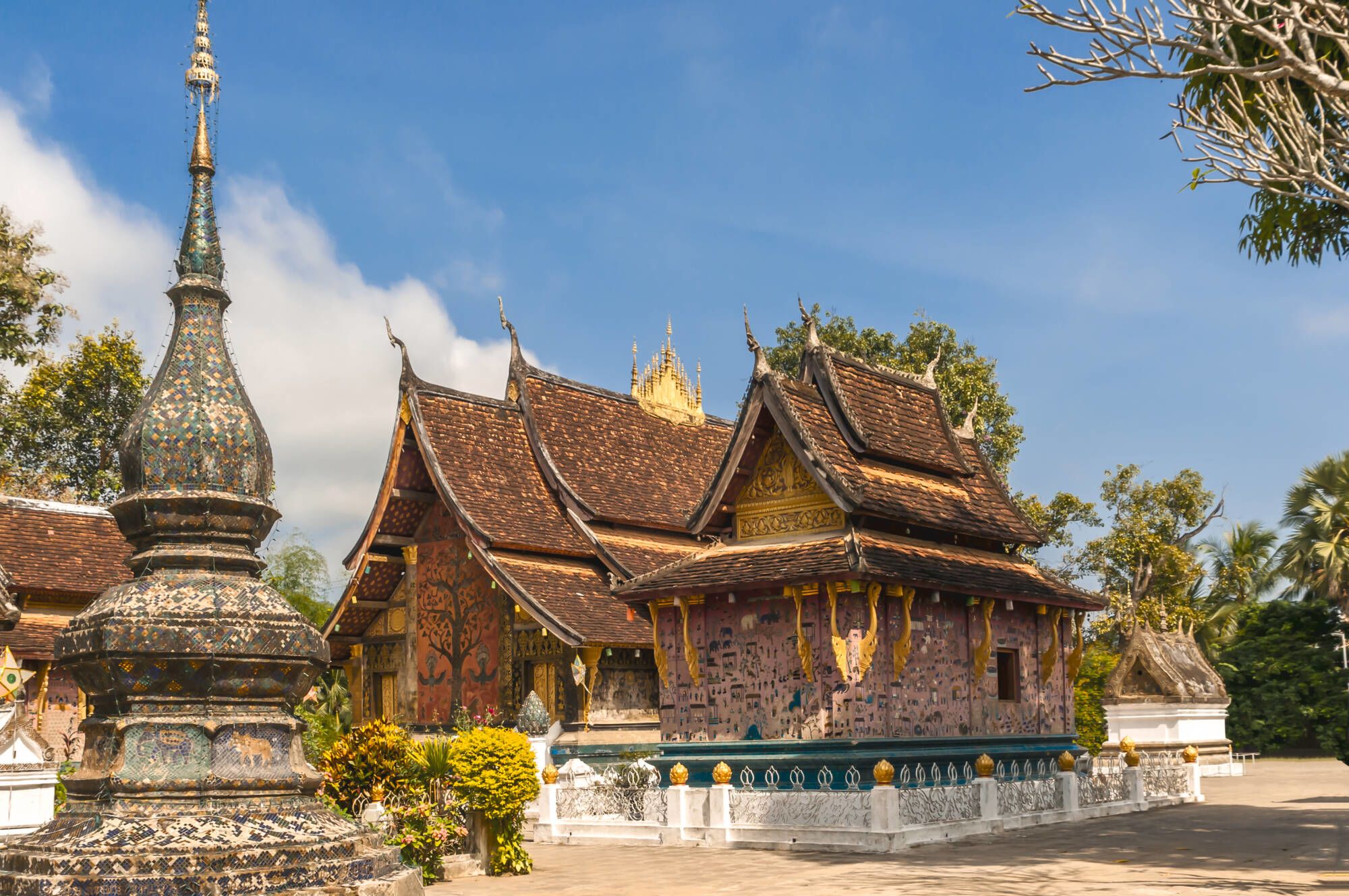 Découverte active de Luang Prabang: Luang Prabang: Wat Xieng Thong Temple