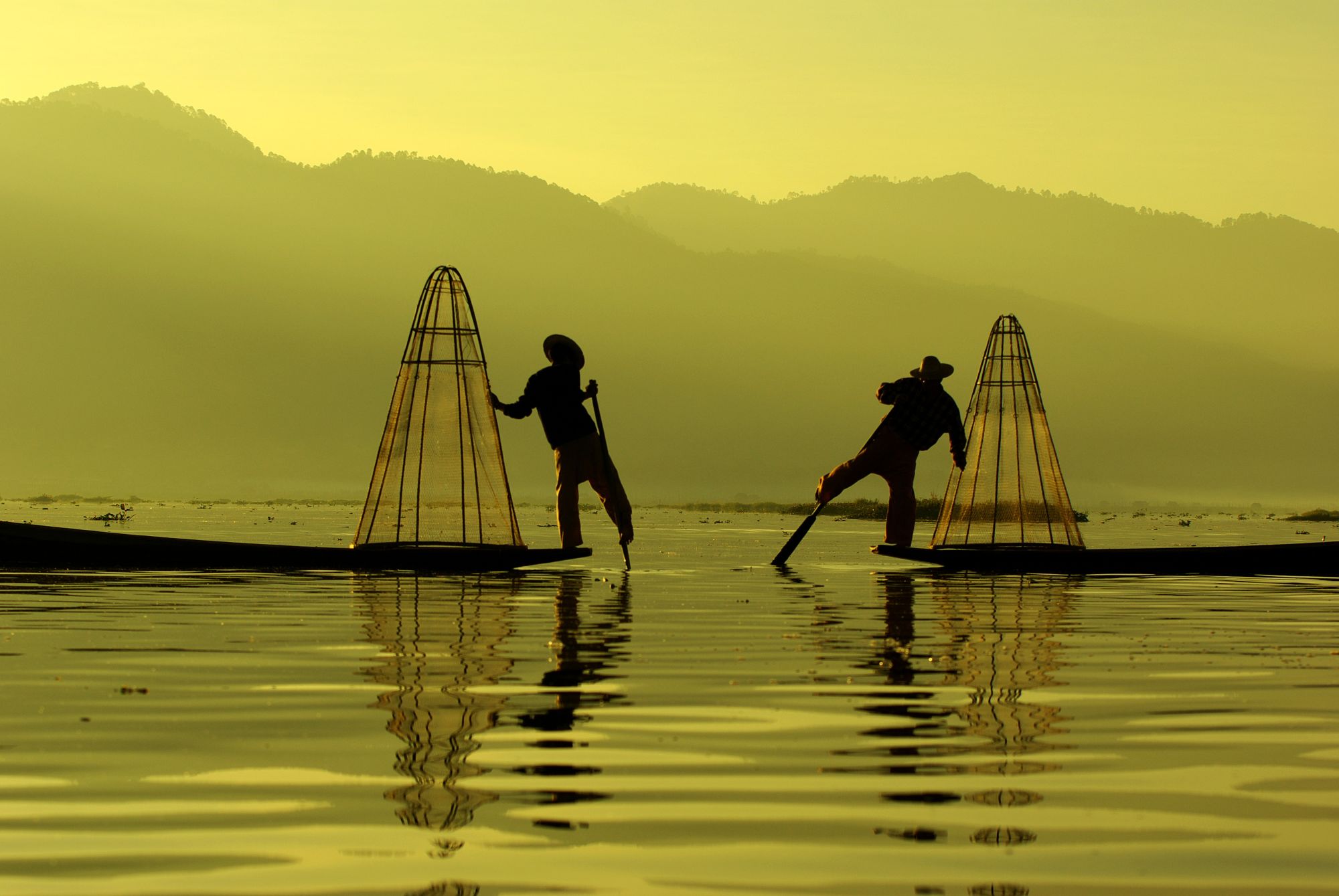 Myanmar - Land der Tempel und Pagoden ab Mandalay: Inle Lake fisherman