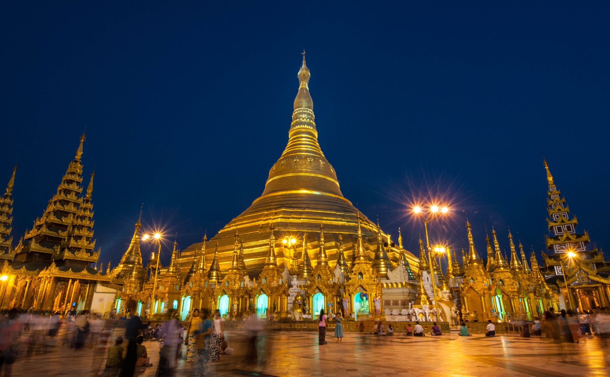 Myanmar - Land der Tempel und Pagoden ab Mandalay: Shwedagon Pagoda Yangon